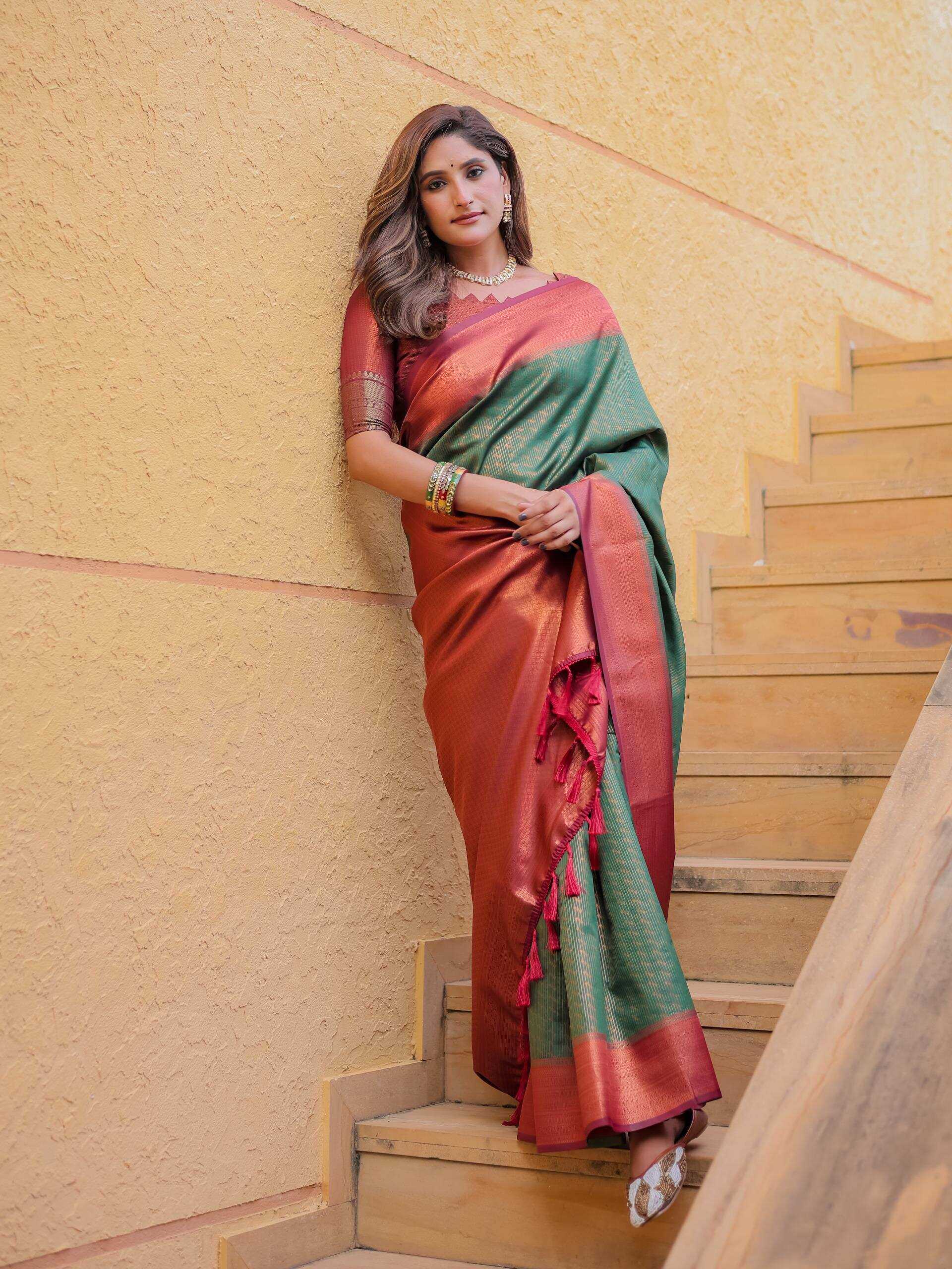 YNF KANJIVARAM SILK KESH248 RVV015 SAREES WHOLESALE DESIGNER KANCHIPURAM ZARI BORER SAREES MANUFACTURER