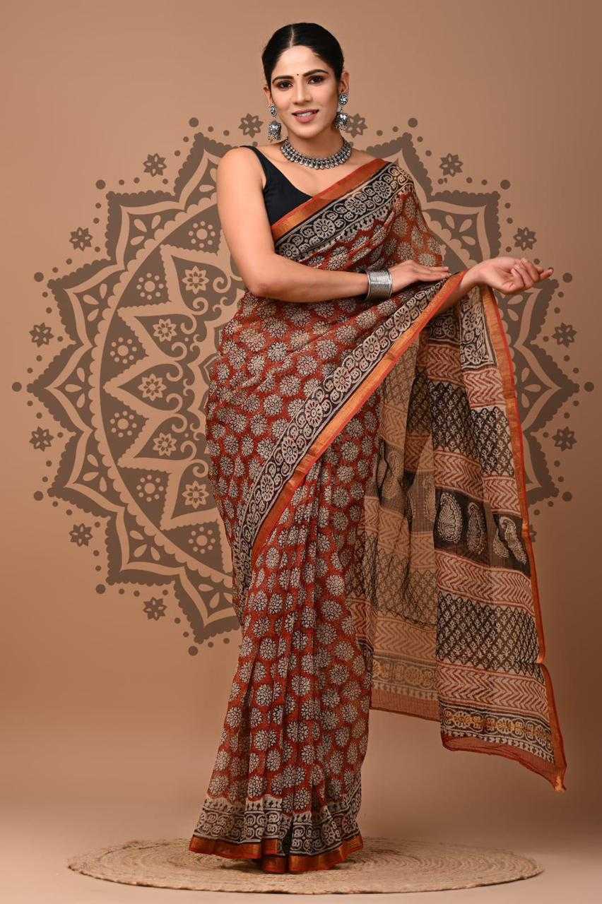 YNF KOTA SILK KESH388 137 SILK SAREE WHOLESALE KOTA GOLD BORDER FANCY SILK SAREE. MANUFACTURER