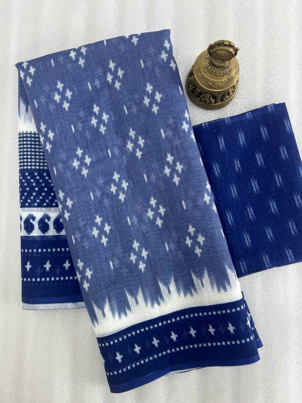 YNF LINEN KESH223 392 SAREE WHOLESALE LINEN PRINTED FANCY SAREE MANUFACTURER