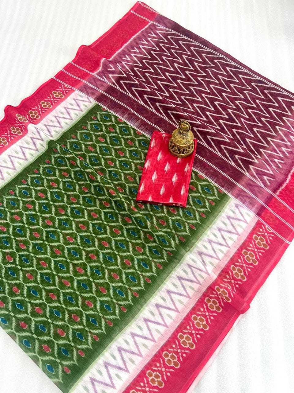 YNF LINEN KESH223 400 SAREE WHOLESALE LINEN PRINTED FANCY SAREE MANUFACTURER