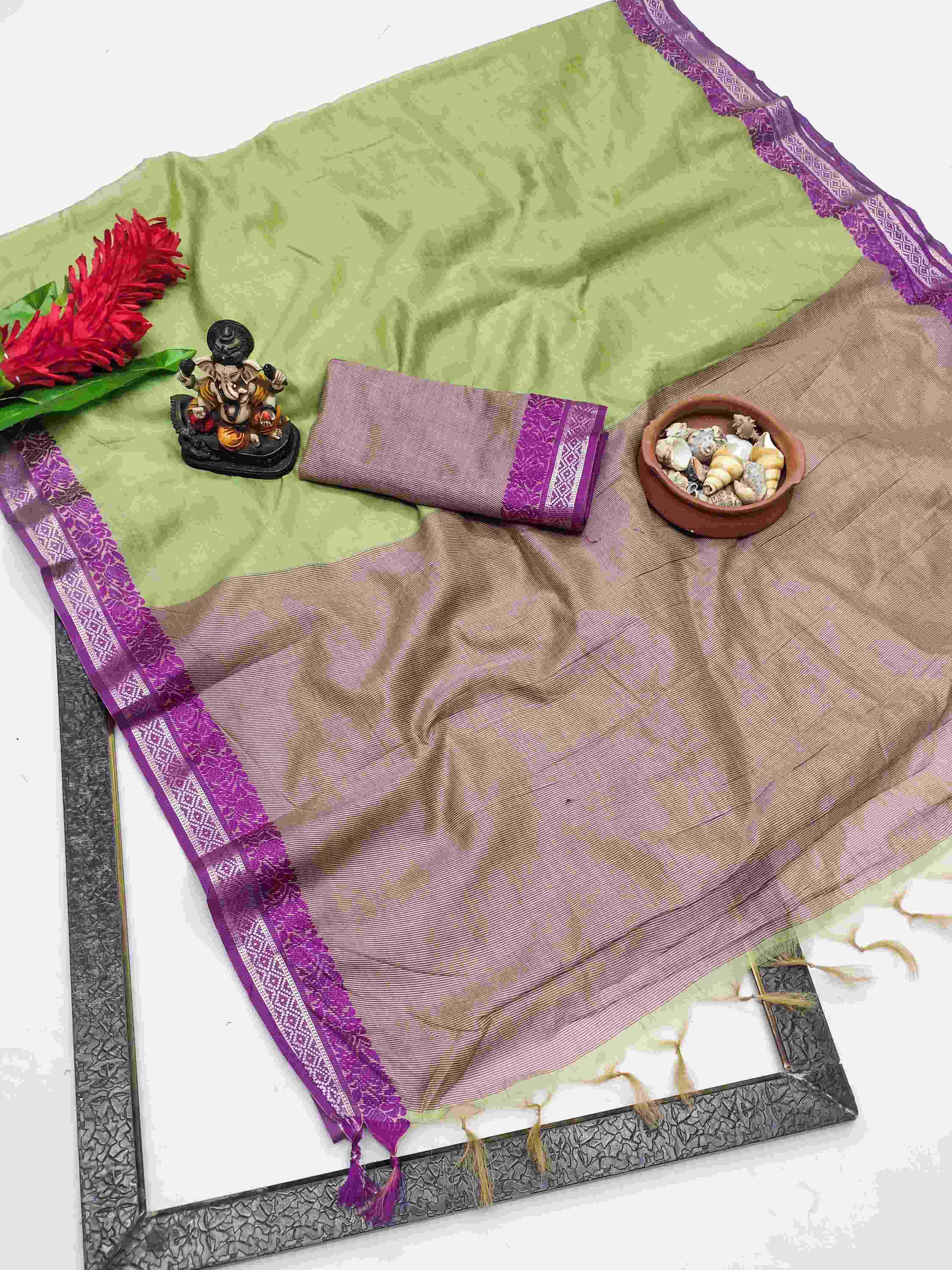 YNF LINEN RIN183 MOHINI SILK SAREE WHOLESALE KANJEEVARAM LINEN PURE ZARI SILK SAREE MANUFACTURER