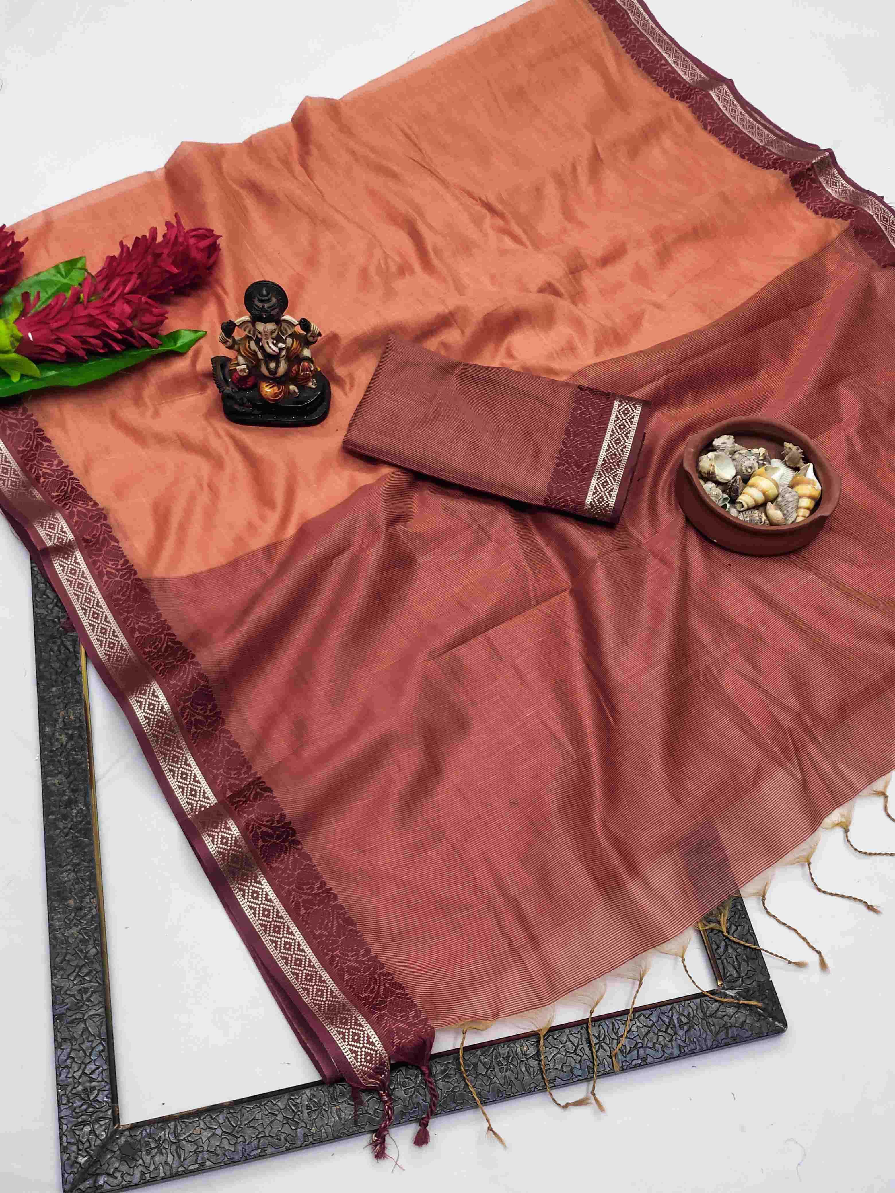 YNF LINEN RIN183 MOHINI SILK SAREE WHOLESALE KANJEEVARAM LINEN PURE ZARI SILK SAREE MANUFACTURER