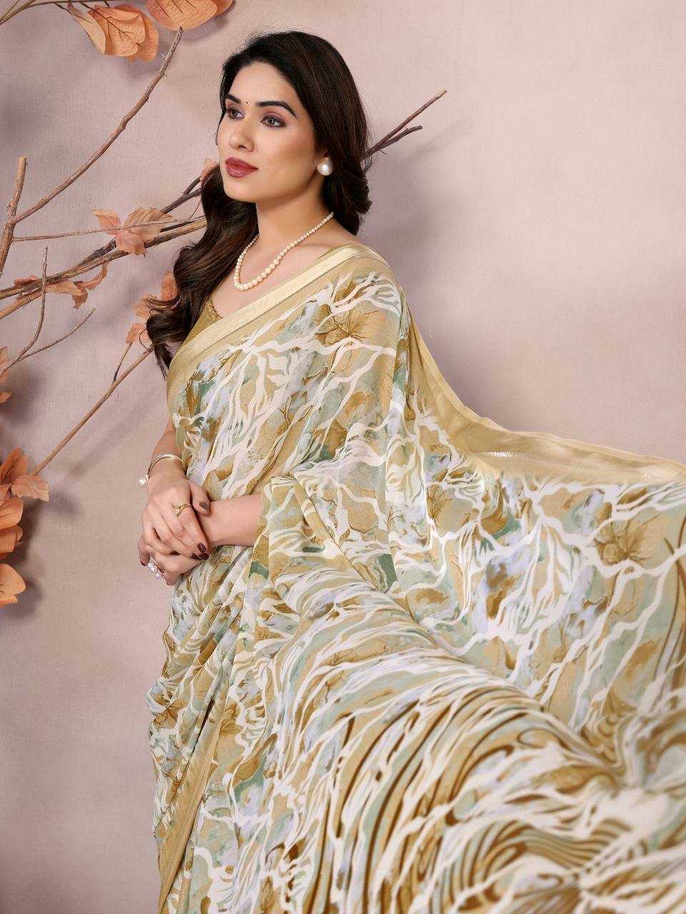 YNF MOSS SILK RIN188 Gopi SAREES WHOLESALE SATIN PRINTED FANCY SAREES MANUFACTURER