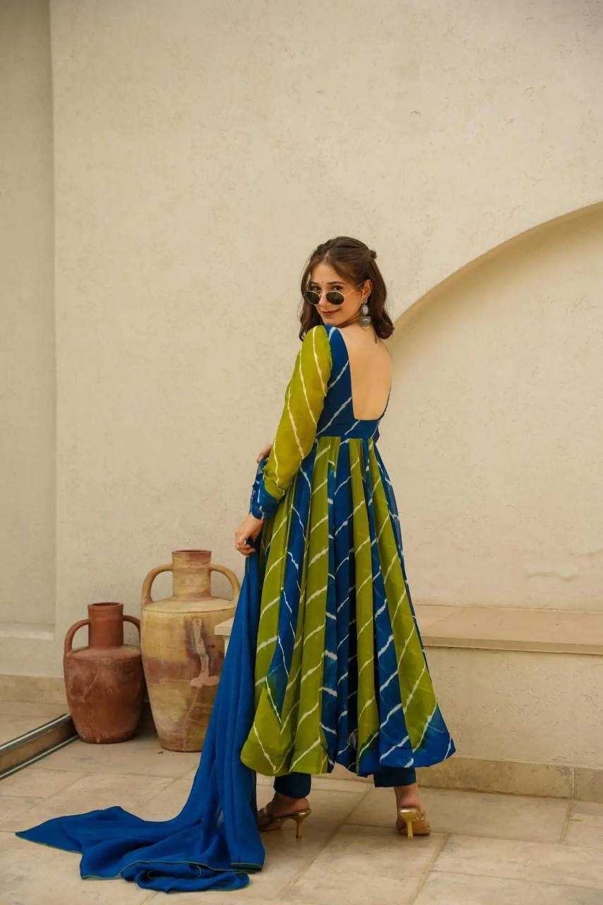 YNF ORGANZA KESH408 6007 SUIT WHOLESALE DESIGNER PRINTED COTTON SUIT MANUFACTURER