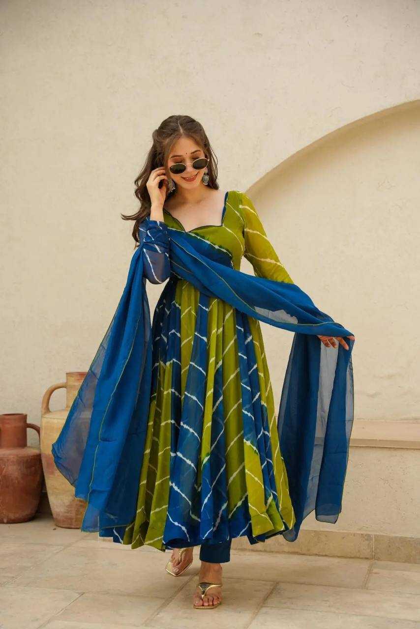 YNF ORGANZA KESH408 6007 SUIT WHOLESALE DESIGNER PRINTED COTTON SUIT MANUFACTURER