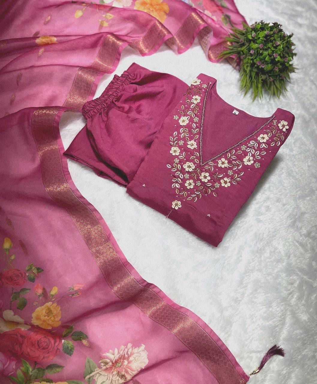 YNF PREMIUM ROMAN SILK KESH382 505 SUITS & DRESSES WHOLESALE SILK LONG KURTI HANDLOOM SUITS & DRESSES MANUFACTURER