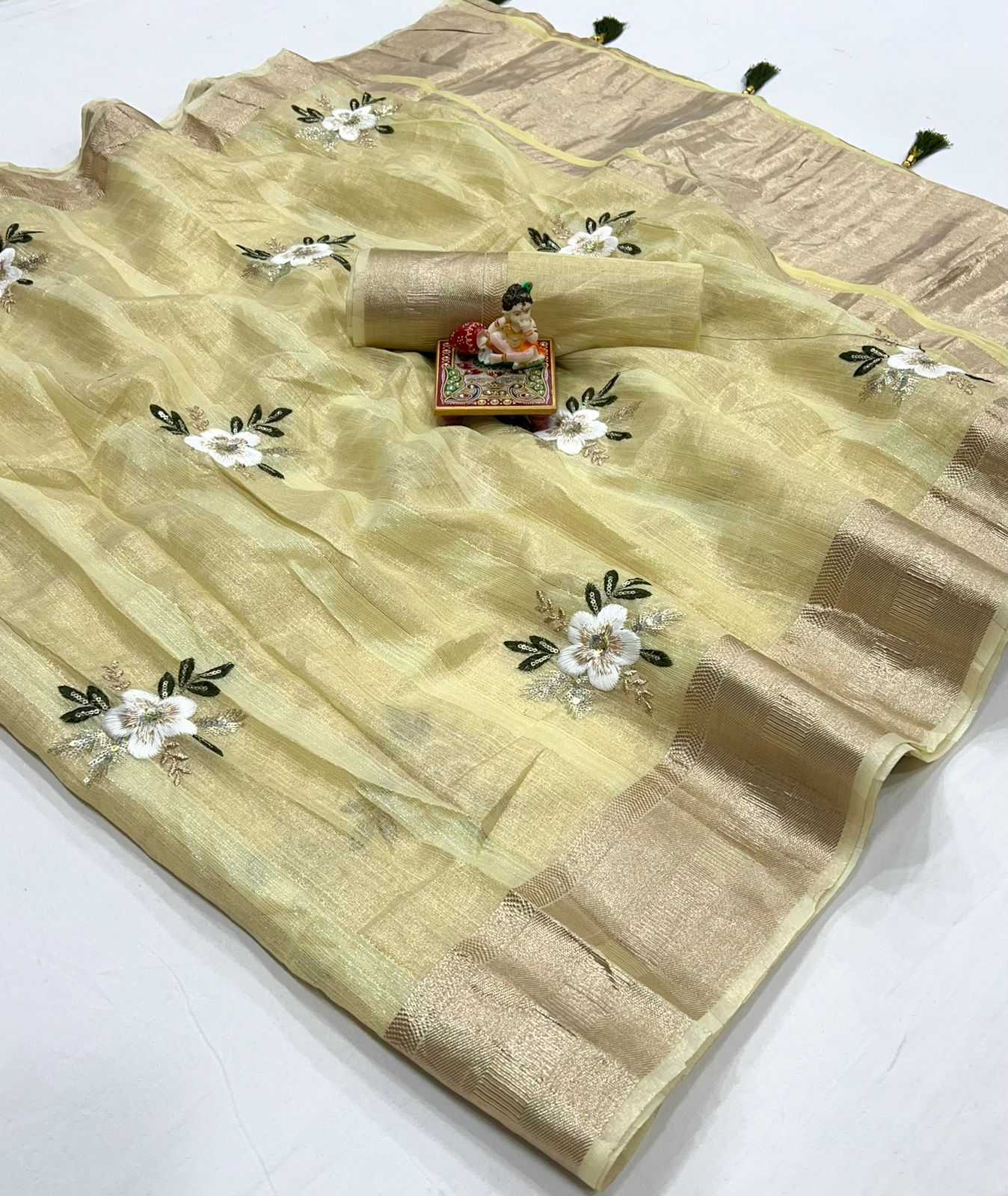 YNF PURE LINEN KESH263 SBI22 SAREES WHOLESALE COTTON LINEN FANCY WORK SILK SAREES MANUFACTURER