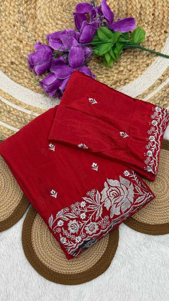 YNF RANGOLI SILK RIN170 RUD17 SAREES WHOLESALE SATIN EMBROIDERED PARTY WEAR SAREES MANUFACTURER