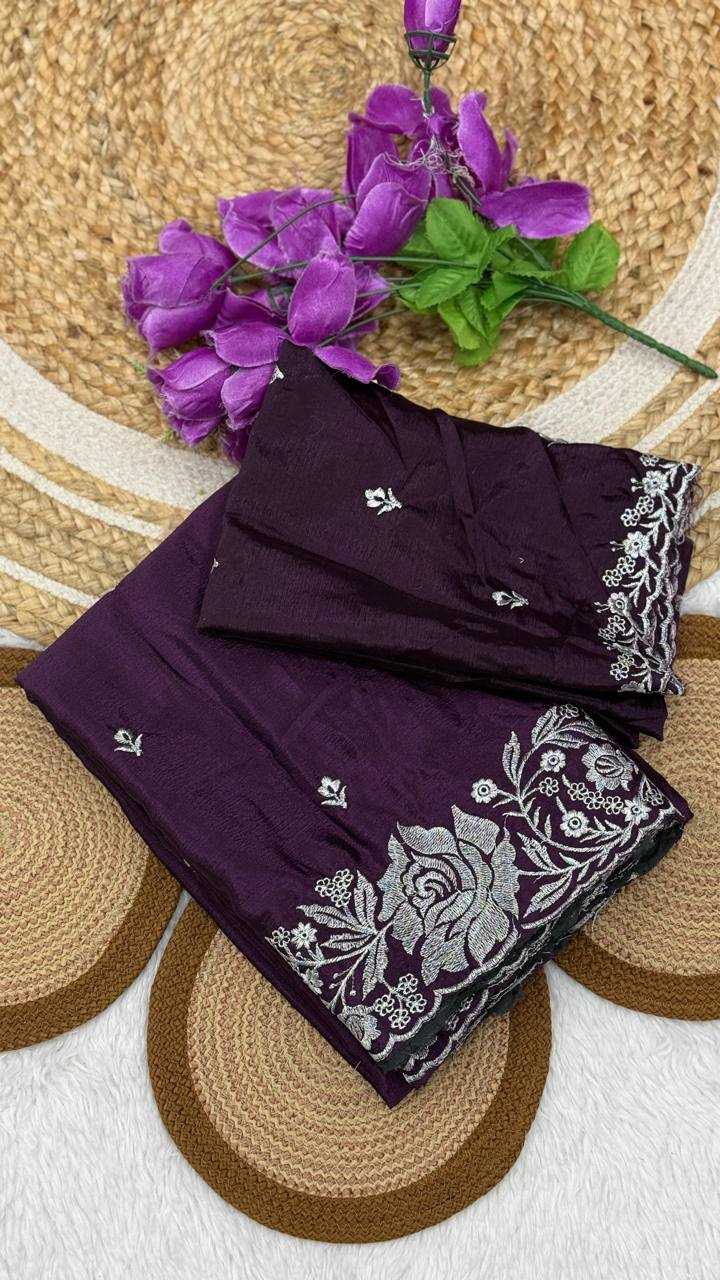 YNF RANGOLI SILK RIN170 RUD17 SAREES WHOLESALE SATIN EMBROIDERED PARTY WEAR SAREES MANUFACTURER