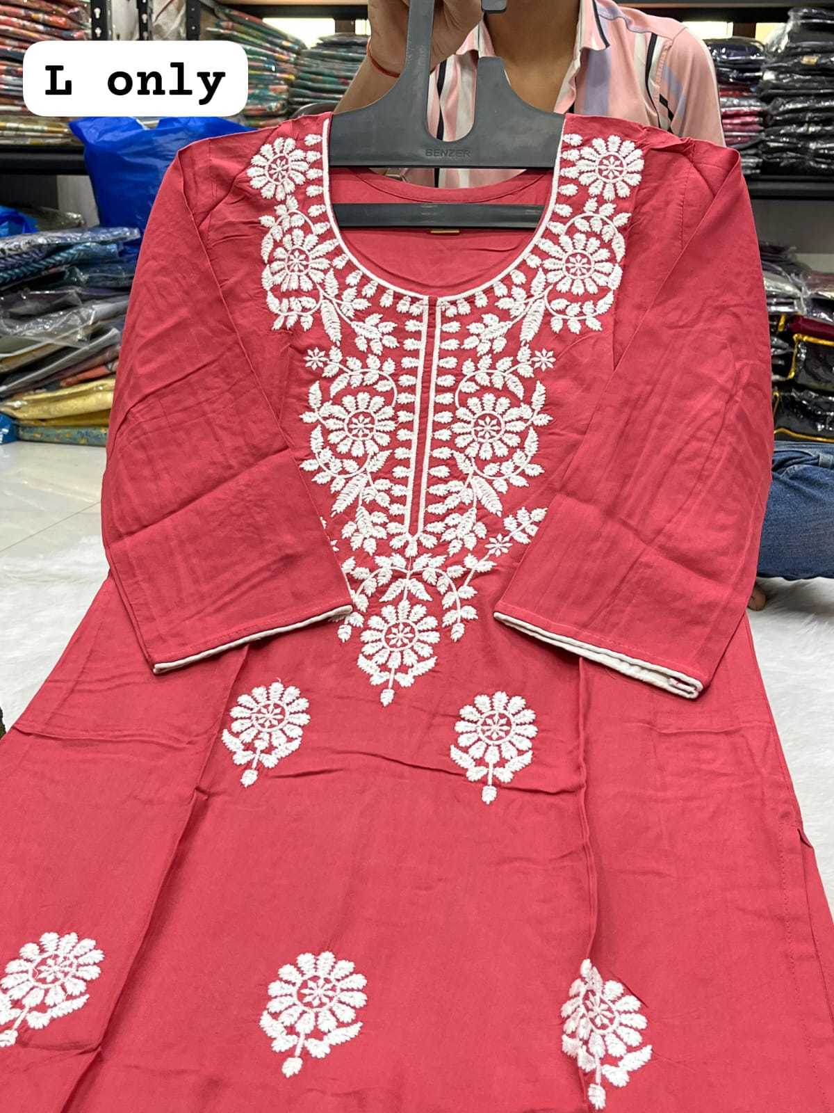 YNF RAYON KESH258 VDA99 KURTI WHOLESALE DESIGNER RAYON LUCKNOWI KURTI MANUFACTURER