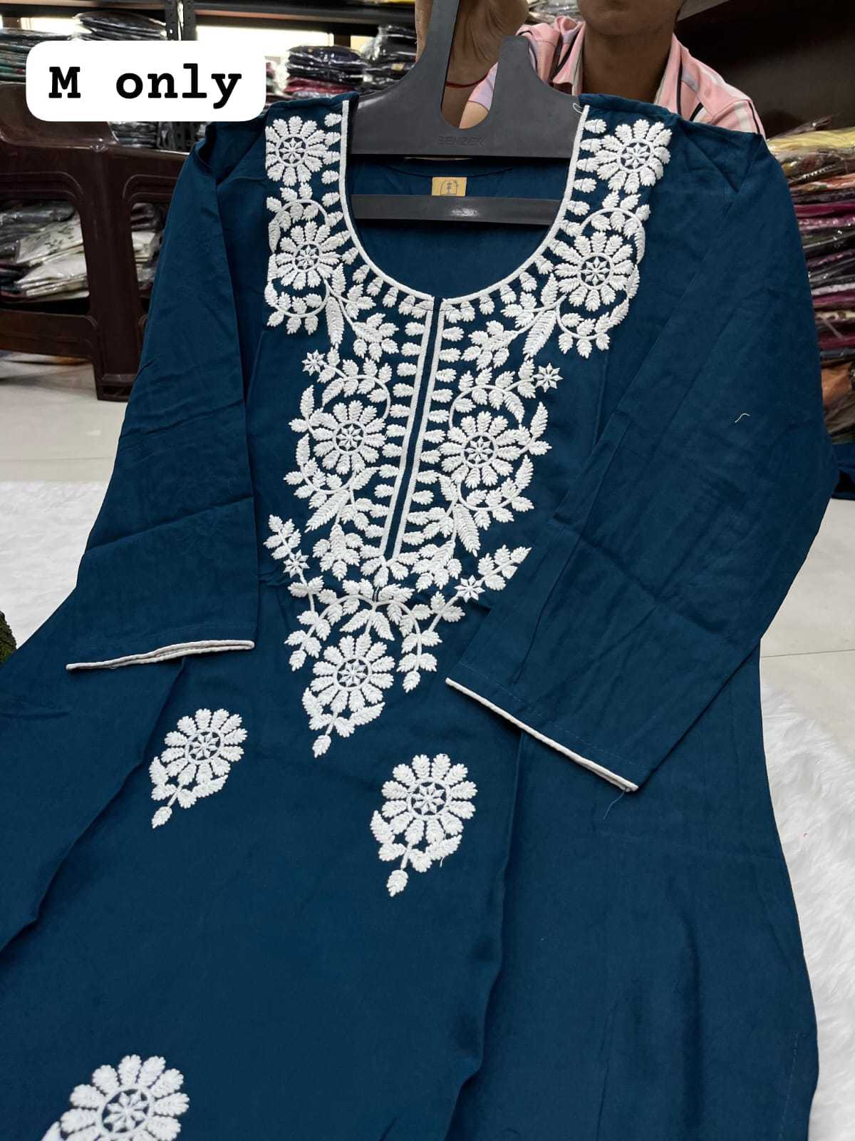 YNF RAYON KESH258 VDA99 KURTI WHOLESALE DESIGNER RAYON LUCKNOWI KURTI MANUFACTURER