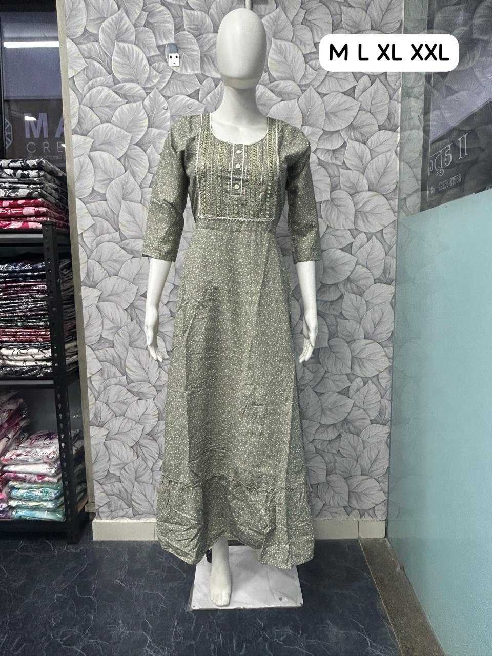 YNF RAYON KESH407 RMT24 GOWNS WHOLESALE FANCY ANARKALI LONG GOWNS MANUFACTURER