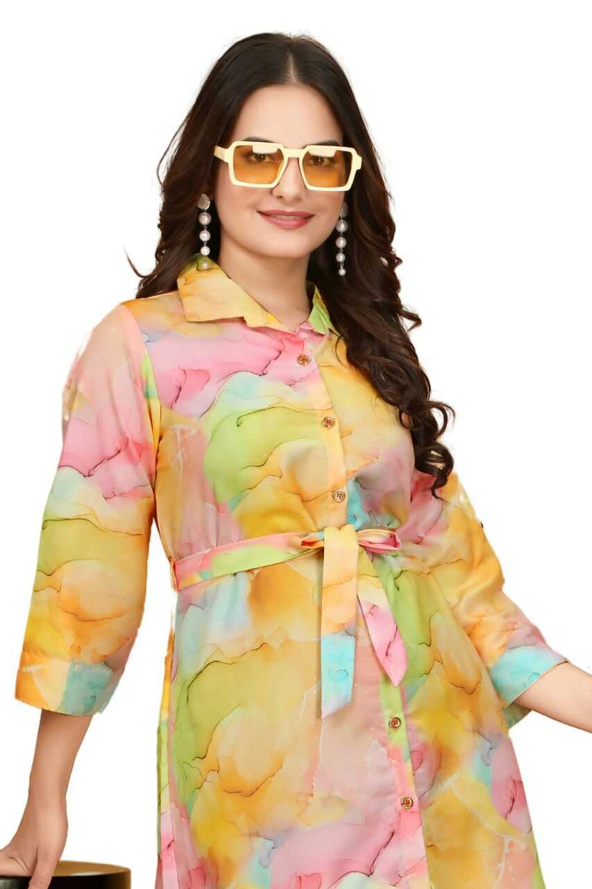 YNF RAYON KESH407 RMT50 WHOLESALE ONE PIECE DRESS WESTERN WEAR MANUFACTURER