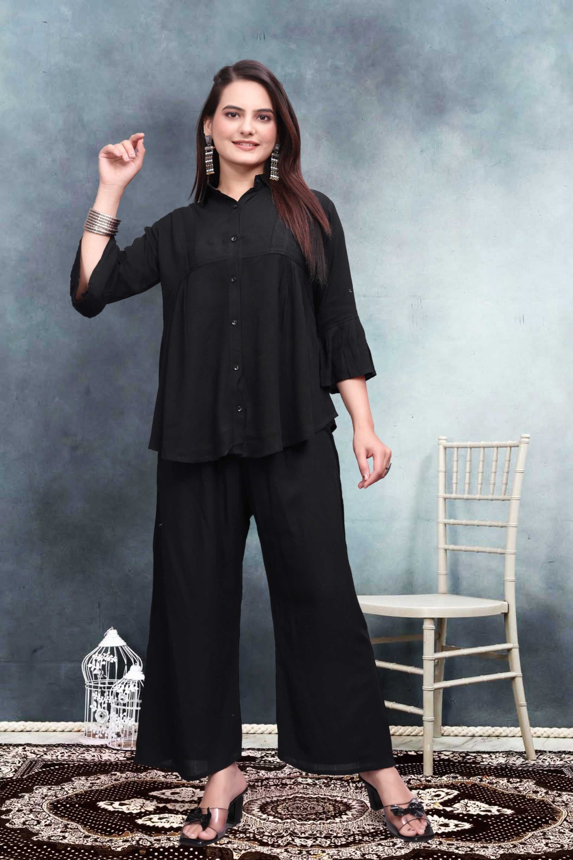 Ynf Reyon Cotton RIN153 5002 Western Wears Wholesale Co-ord Set Tops Bottom Wear Manufacturer