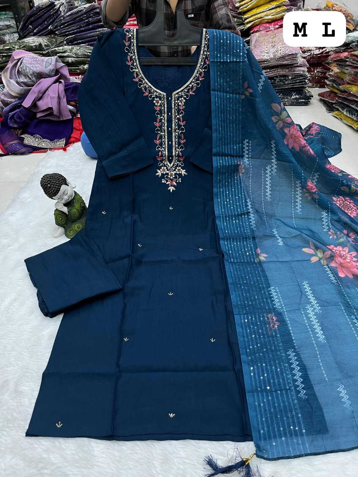 YNF ROMAN SILK KESH258 VDA108 KURTI WHOLESALE HANDLOOM DESIGNER SILK KURTI MANUFACTURER