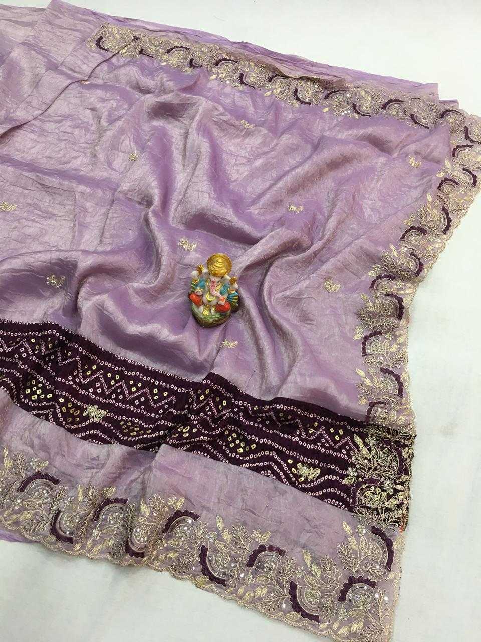 YNF SILK KESH281 47 WHOLESALE FANCY GOTA CUTWORK SILK SAREES MANUFACTURER 