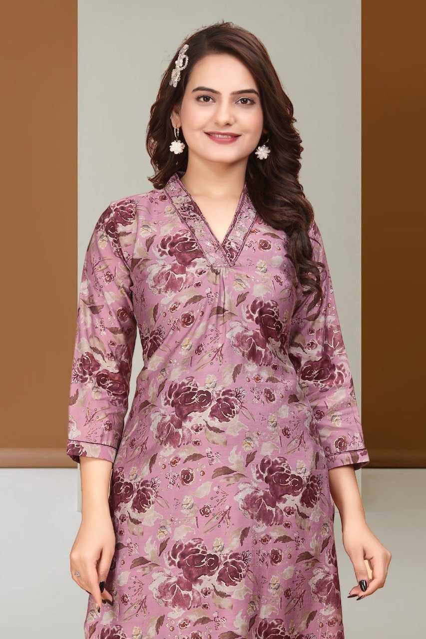 YNF SILK KESH407 RMT30 KURTI WHOLESALE V-NECK KURTI WITH PANT SILK KURTI MANUFACTURER