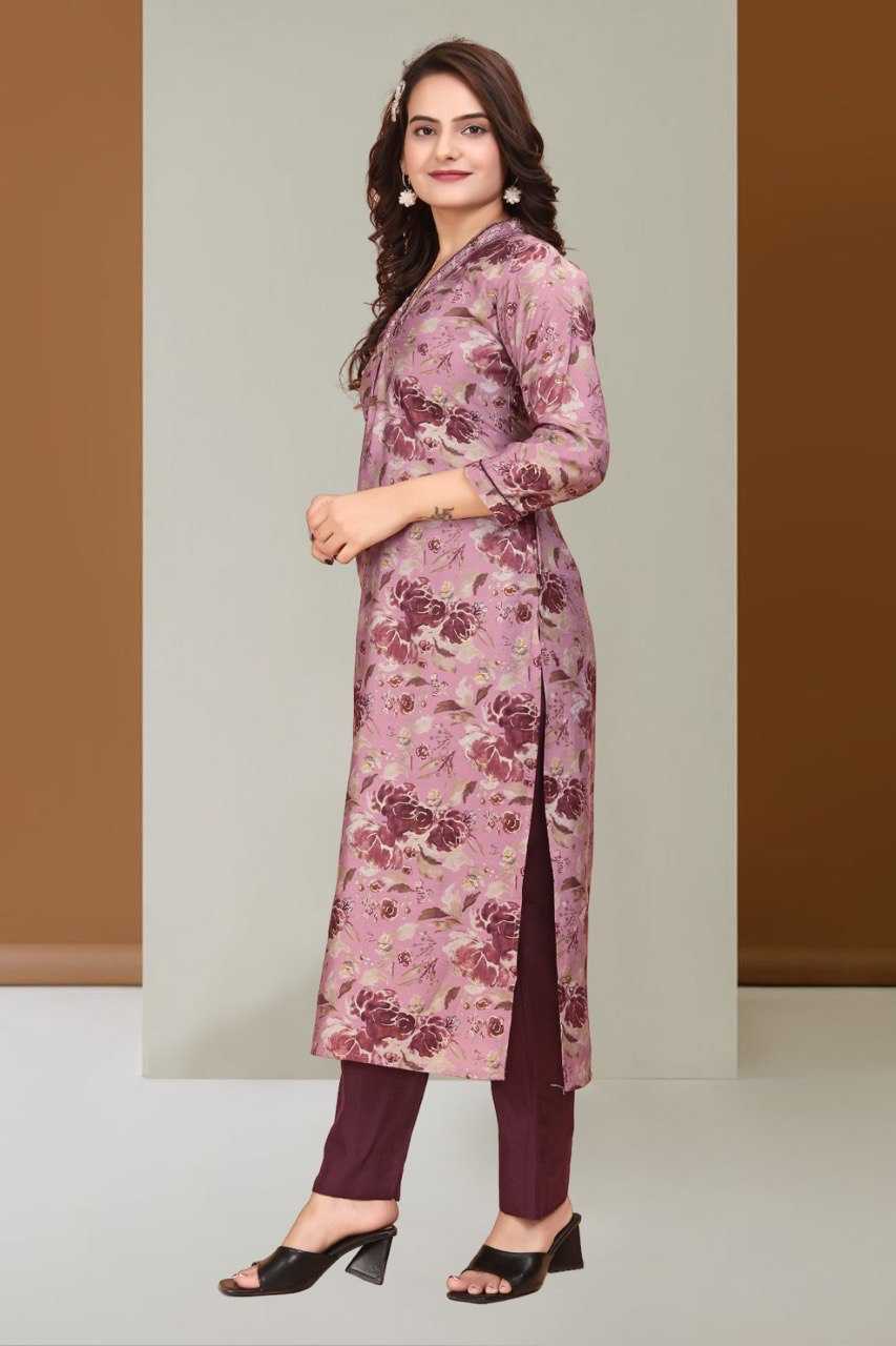 YNF SILK KESH407 RMT30 KURTI WHOLESALE V-NECK KURTI WITH PANT SILK KURTI MANUFACTURER