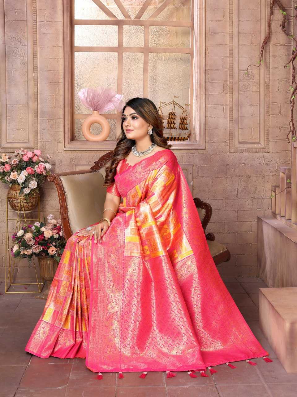 YNF SILK RIN144  Somya SILK SAREES WHOLESALE ZARI BORDER FANCY TRADITIONAL SAREES MANUFACTURER