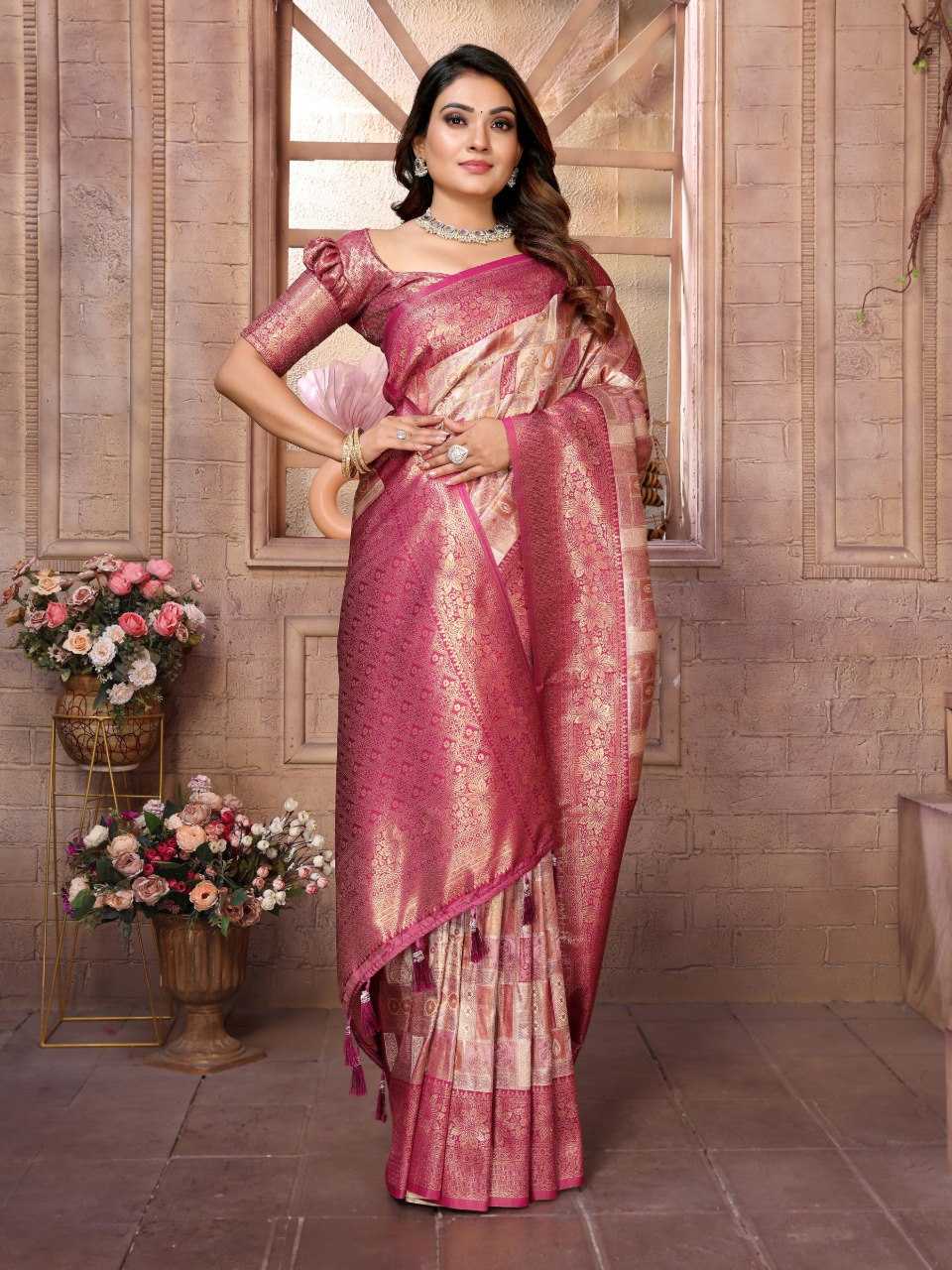 YNF SILK RIN144  Somya SILK SAREES WHOLESALE ZARI BORDER FANCY TRADITIONAL SAREES MANUFACTURER