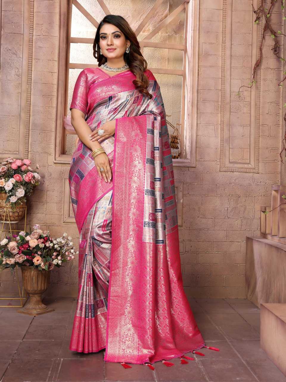 YNF SILK RIN144  Somya SILK SAREES WHOLESALE ZARI BORDER FANCY TRADITIONAL SAREES MANUFACTURER