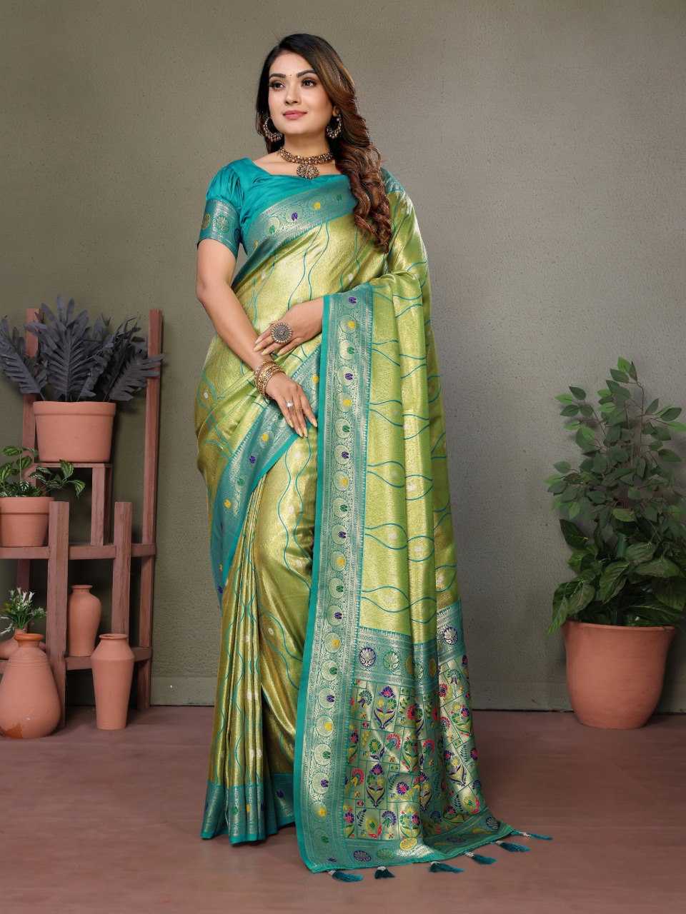 YNF SILK RIN144 vasant SAREE WHOLESALE DESIGNER FANCY TISSUES SILK SAREES MANUFACTURER