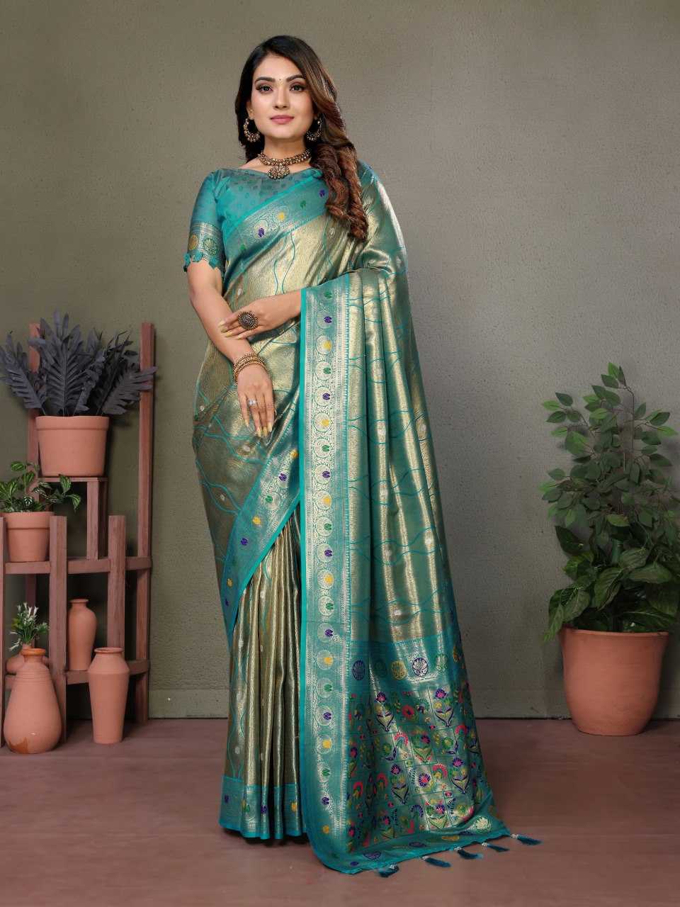 YNF SILK RIN144 vasant SAREE WHOLESALE DESIGNER FANCY TISSUES SILK SAREES MANUFACTURER