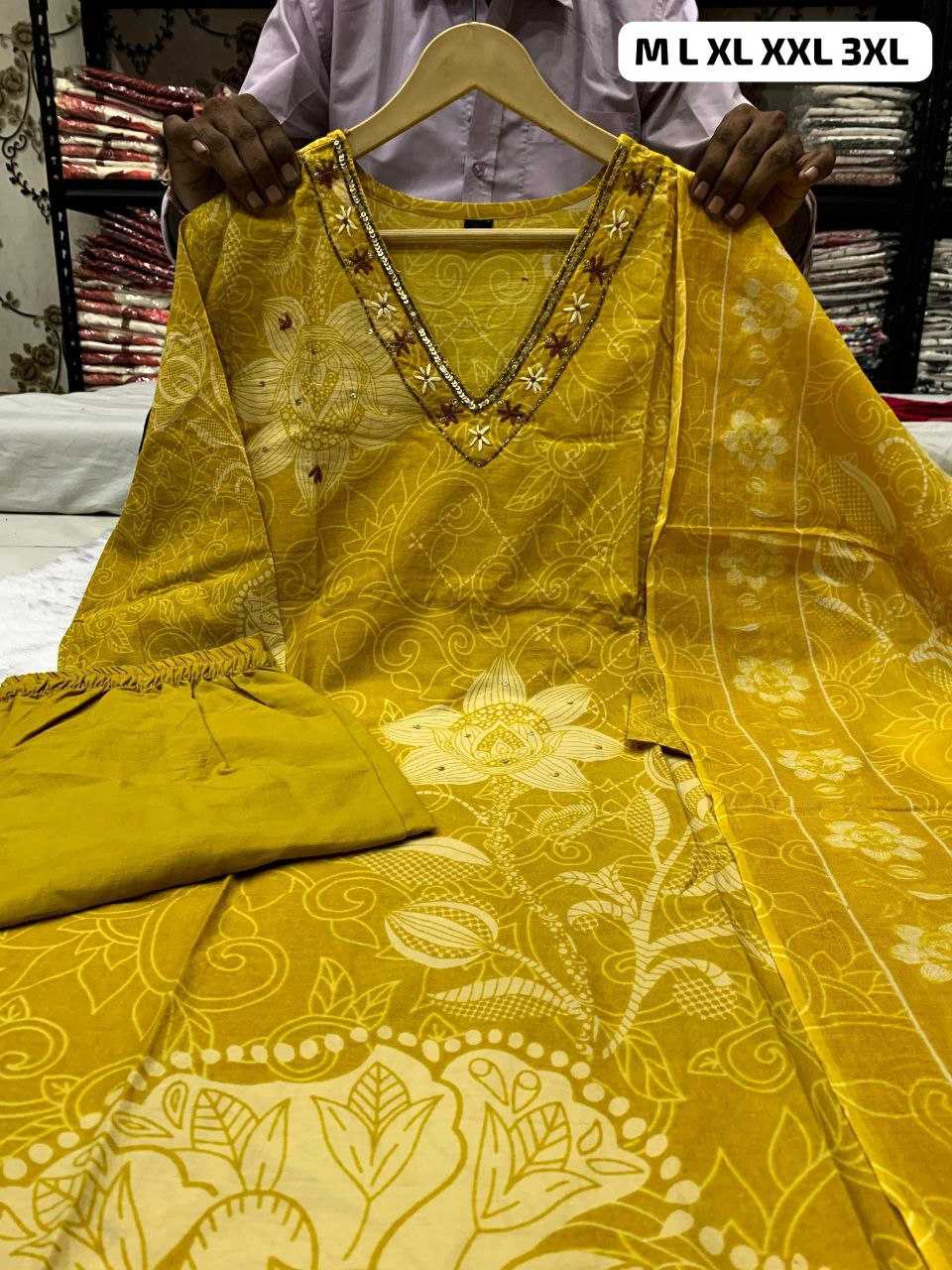 YNF SOFT COTTON KESH225 SCN05 SUITS & DRESSES WHOLESALE CASUAL PRINTED COTTON SUITS & DRESSES MANUFACTURER