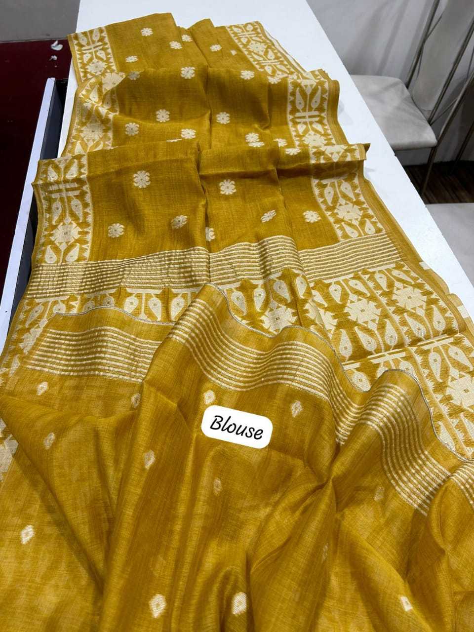 YNF SOFT JAMDANI KESH171 RIS11 SAREE WHOLESALE LADIES COTTON FANCY SAREE MANUFACTURER