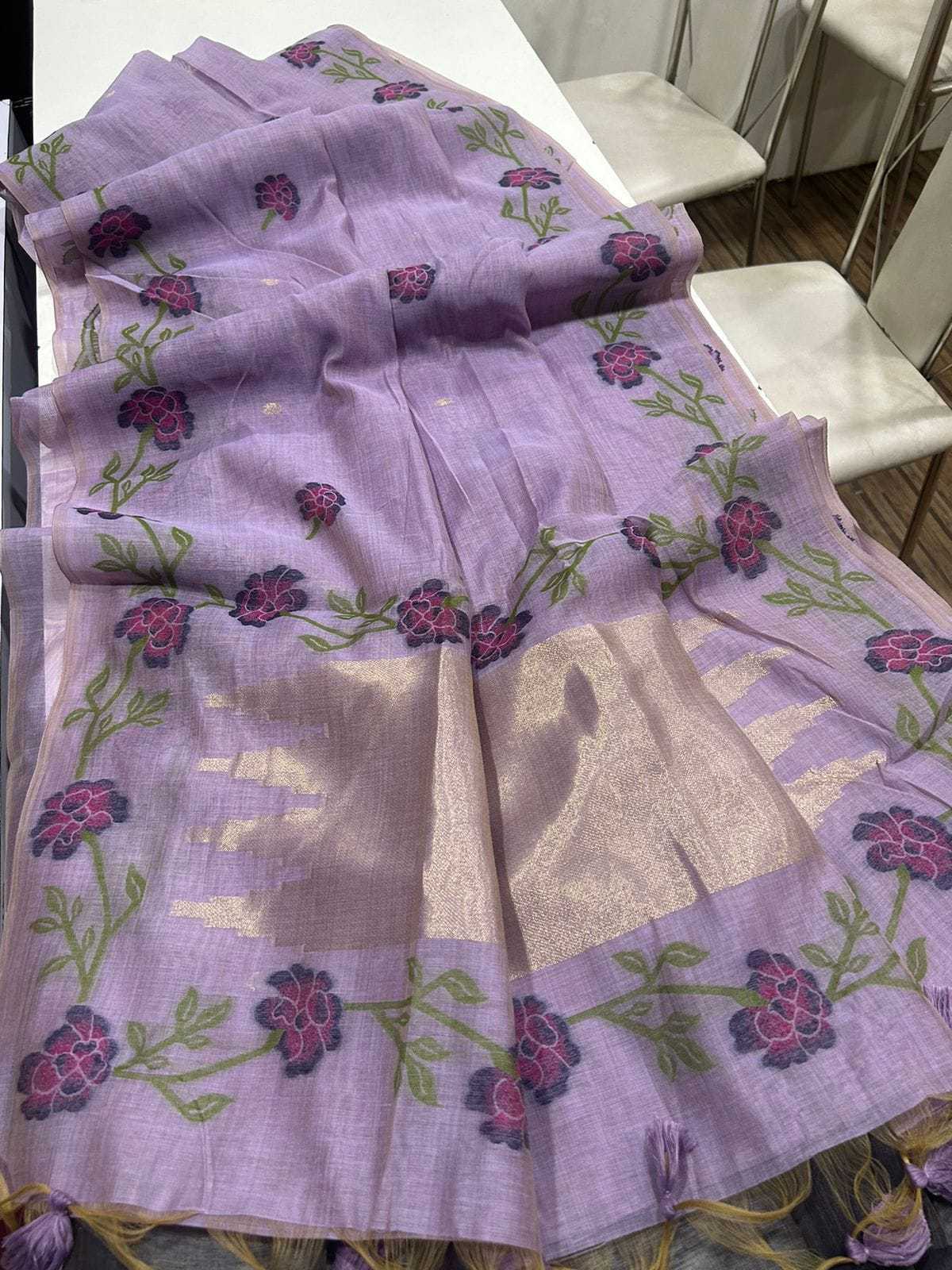 YNF SOFT MUGA SILK KESH171 RIS16 SILK SAREE WHOLESALE JAMDANI TRADITIONAL SOFT SILK SAREE MANUFACTURER