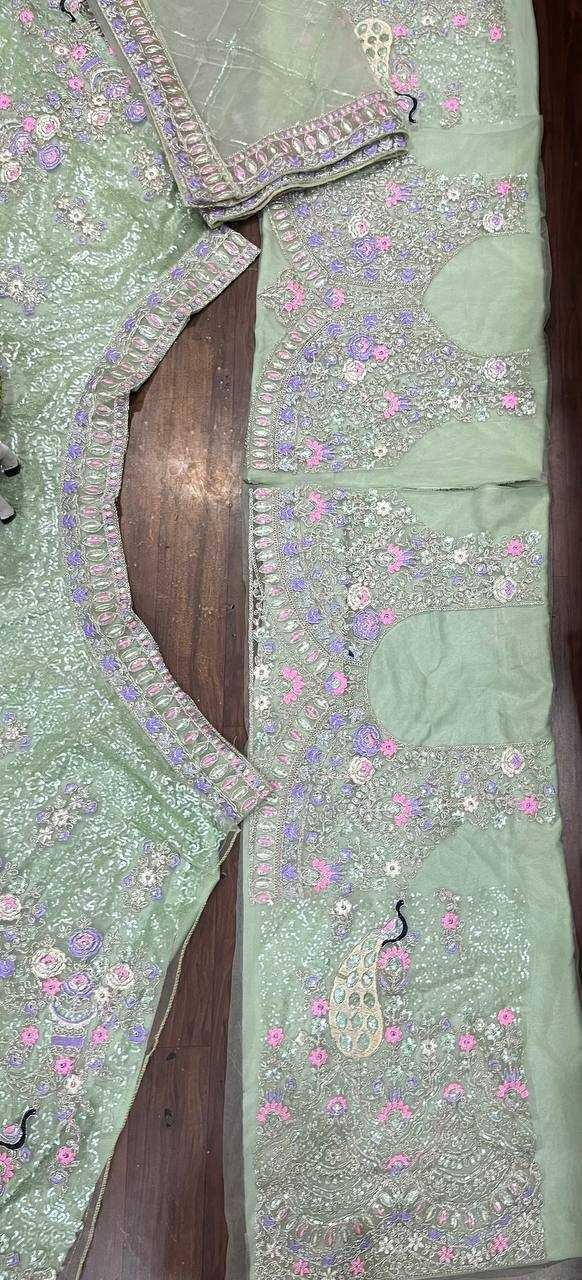 YNF SOFT NET RIN108 1676 LAHENGAS WHOLESALE DESIGNER SEQUINS WITH CANCAN LAHENGAS MANUFACTURER