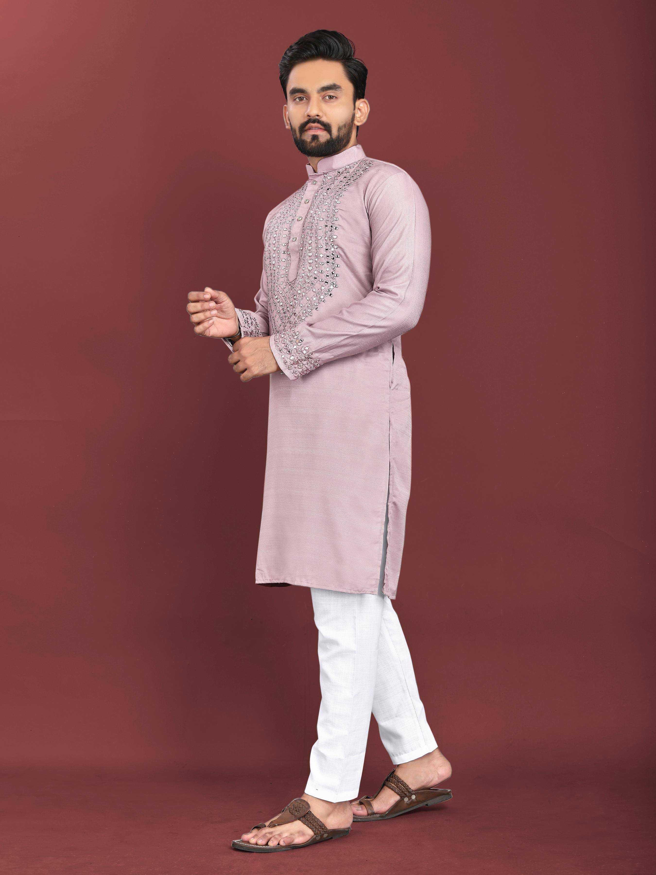 YNF SOFT SILK RIN111 KOHINOOR MENS WEAR WHOLESALE MENS KURTA PYAJAMA SILK MENS WEAR MANUFACTURER