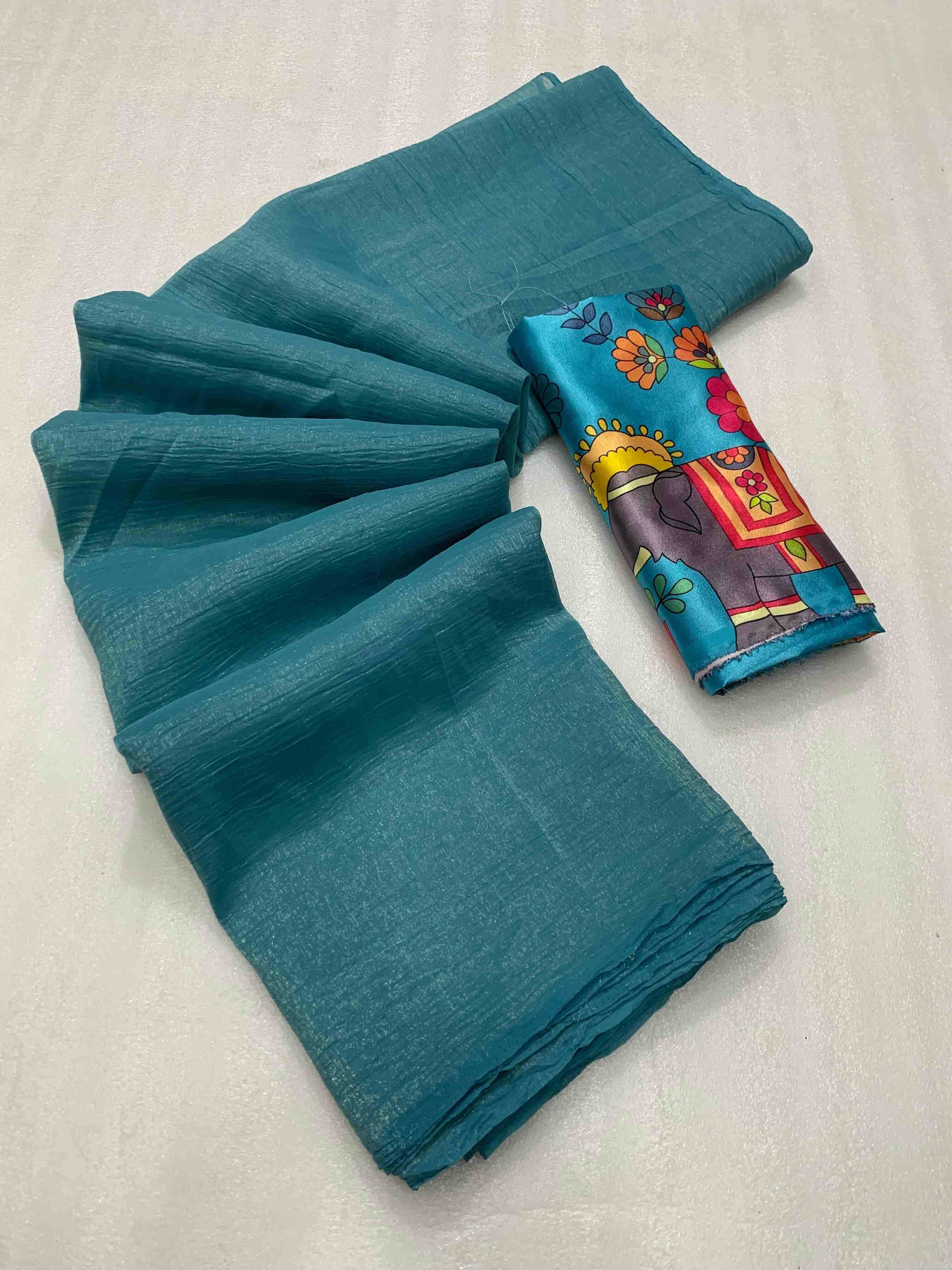 YNF SOFT SMOOTH KESH313 Flamingo SAREES WHOLESALE CRAPE SATIN FANCY LIGHT WEIGHT SAREES MANUFACTURER