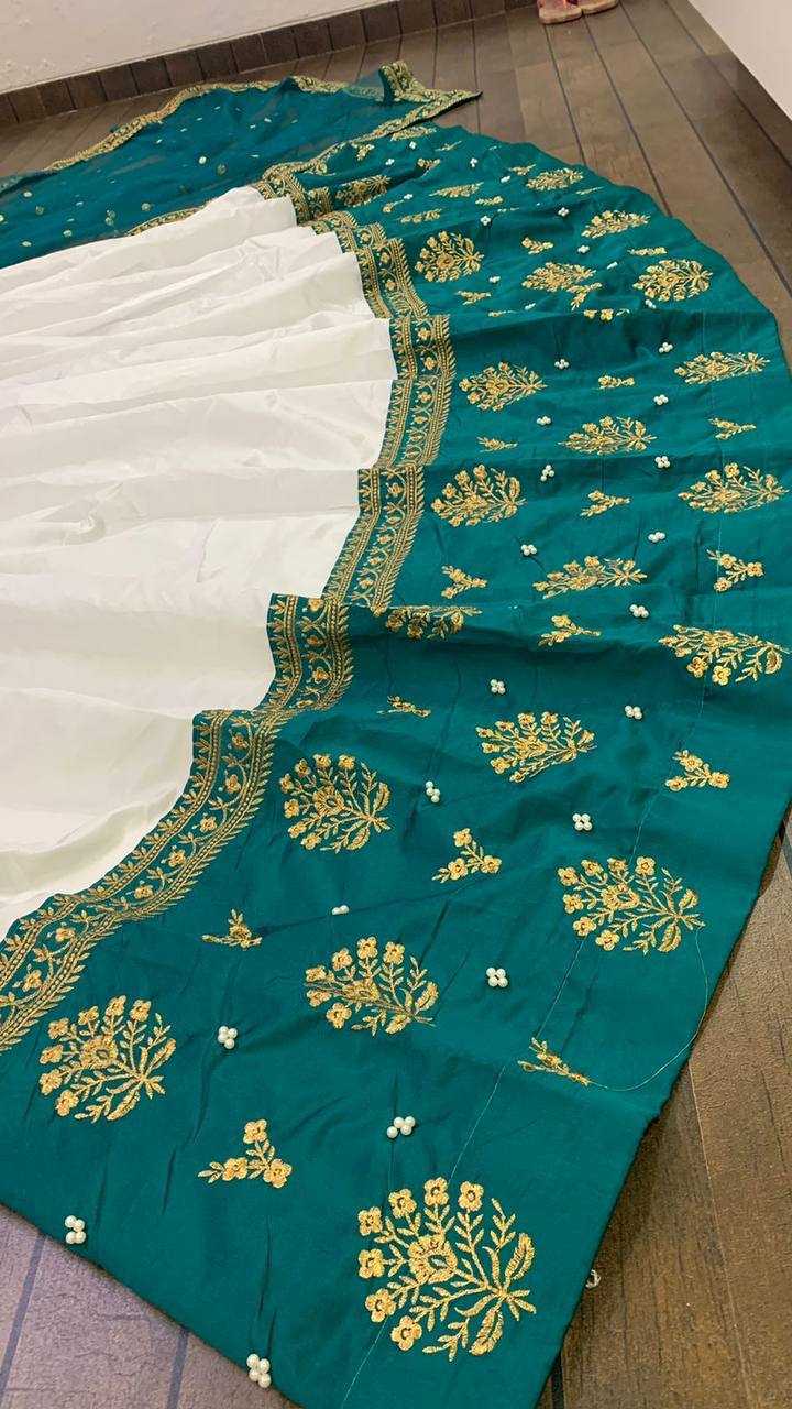 YNF SOFT TAPETA SILK KESH270 L99 LAHENGAS WHOLESALE DESIGNER SILK EMBROIDERED LAHENGAS MANUFACTURER