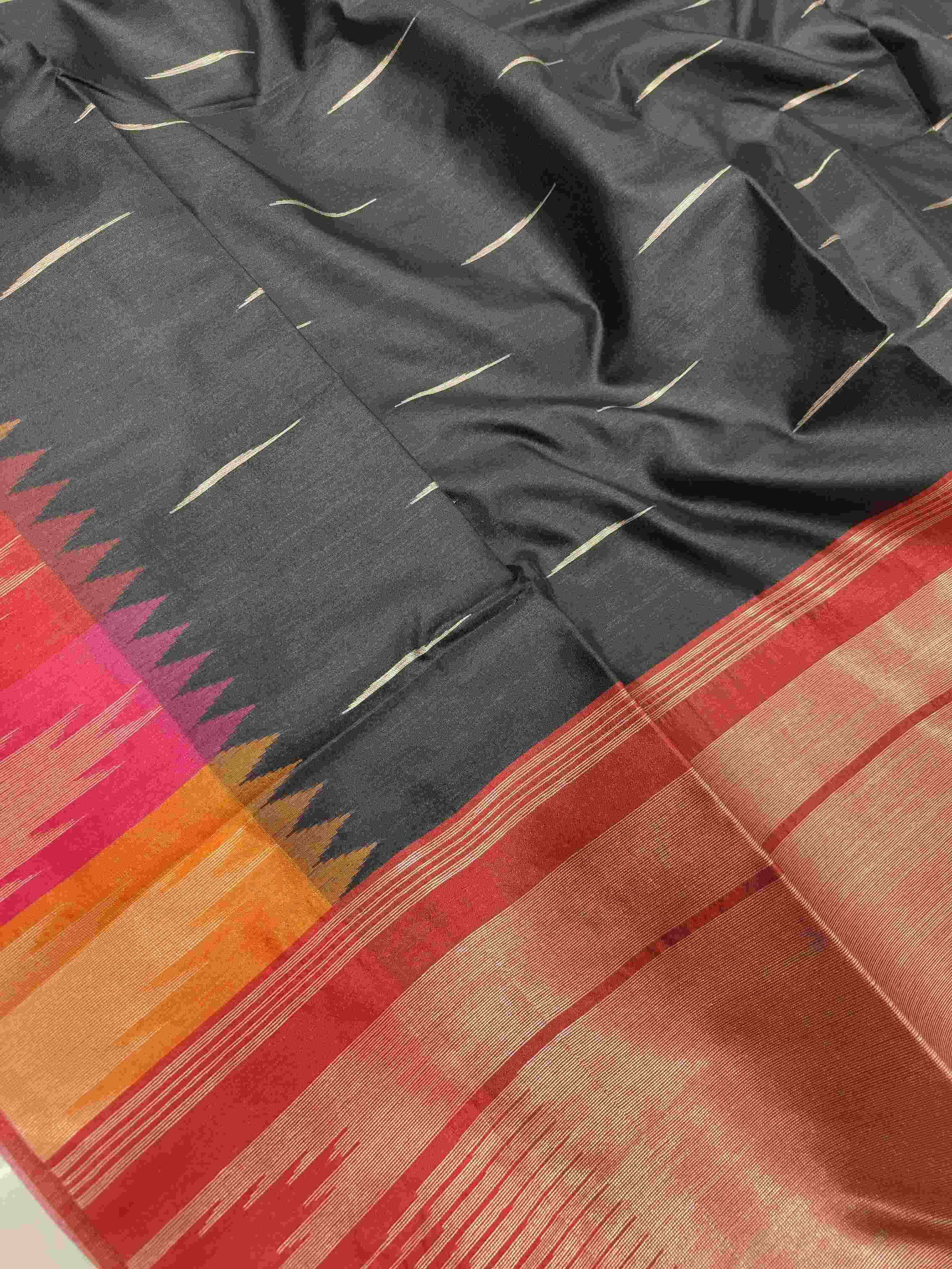 YNF TUSSAR SILK KESH171 RIS13 SILK SAREE WHOLESALE TUSSAR TRADITIONAL PURE SILK SILK SAREE MANUFACTURER