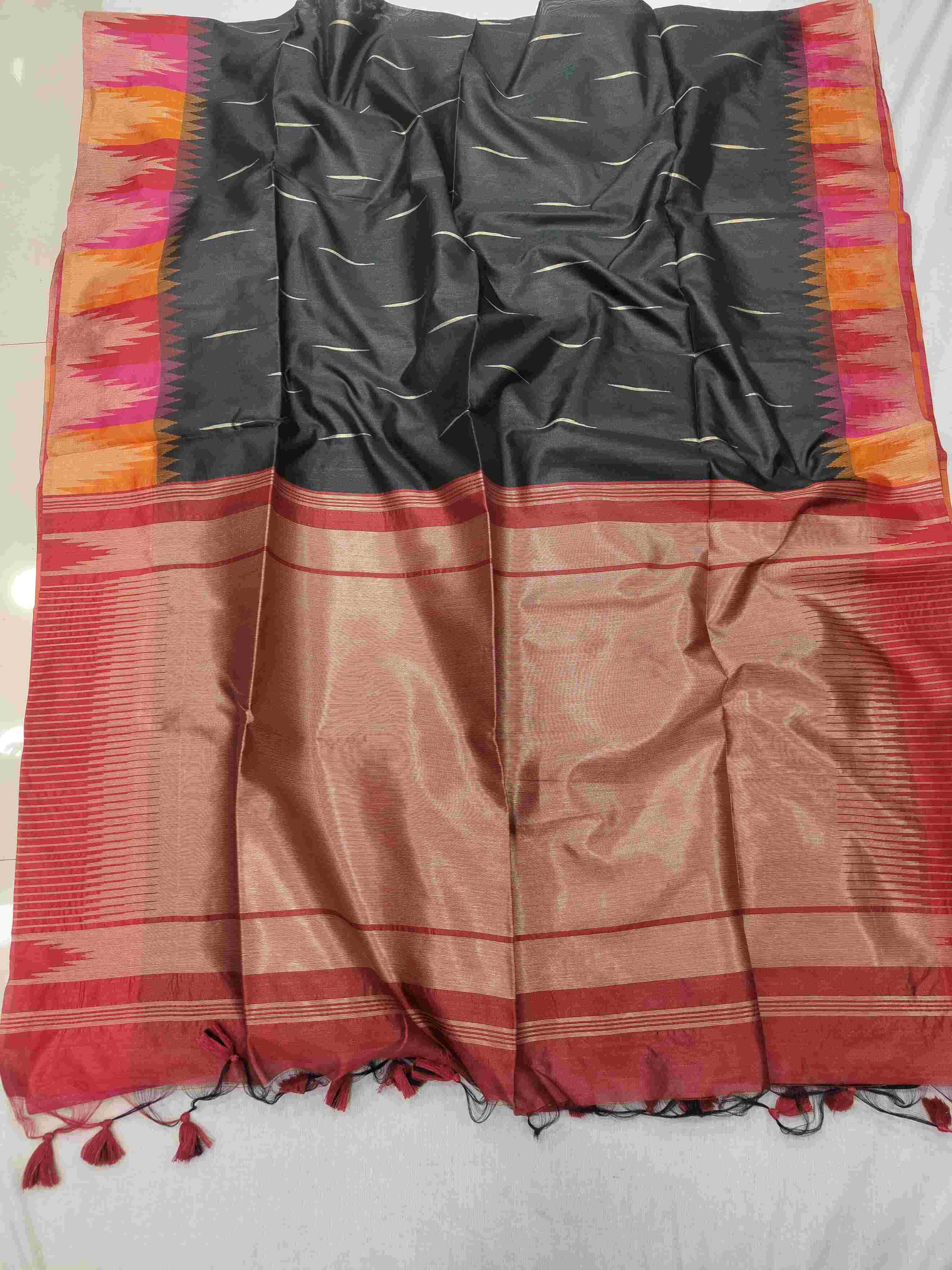 YNF TUSSAR SILK KESH171 RIS13 SILK SAREE WHOLESALE TUSSAR TRADITIONAL PURE SILK SILK SAREE MANUFACTURER