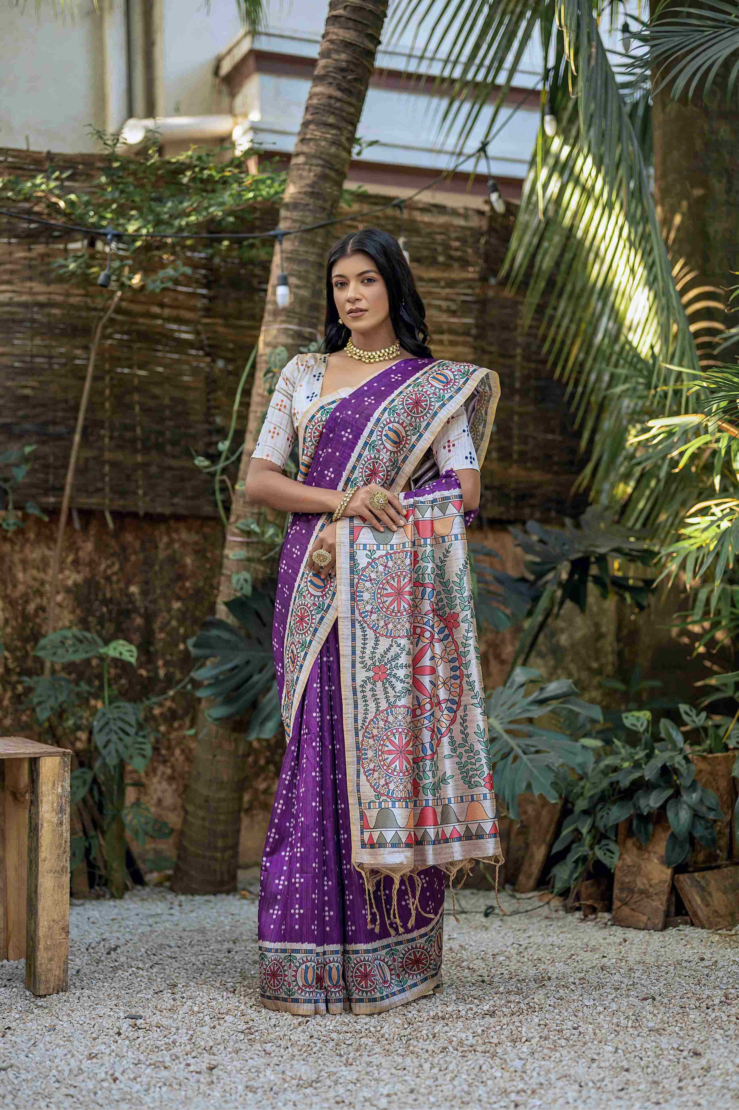 YNF TUSSAR SILK KESH171 RIS15 SILK SAREE WHOLESALE TUSSAR PRINTED FANCY SILK SAREE MANUFACTURER