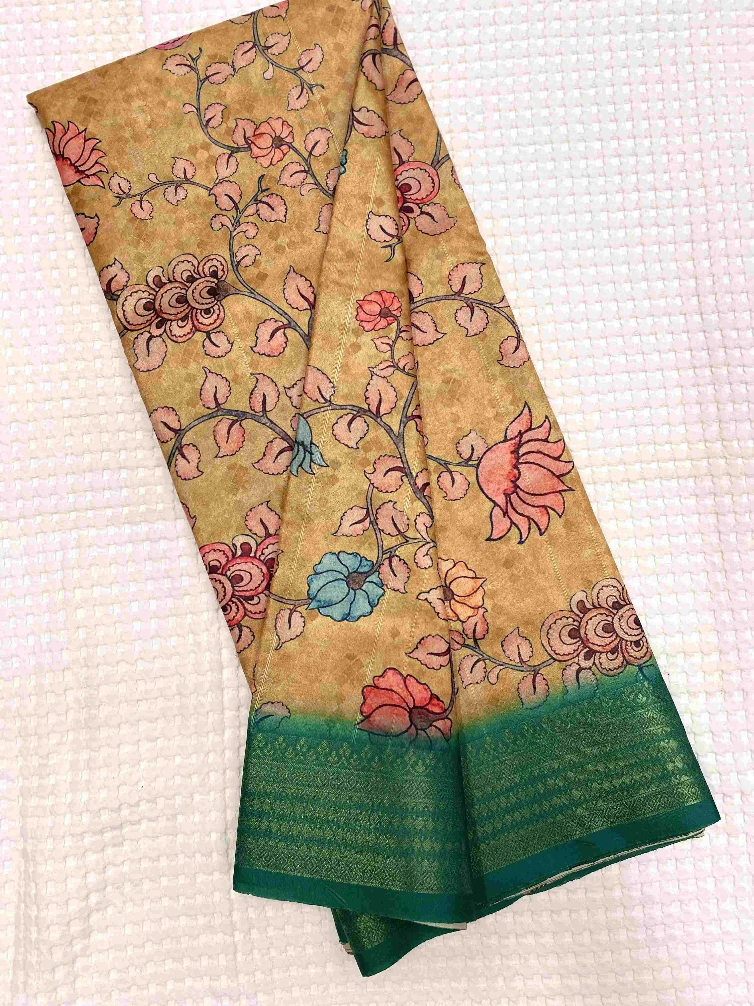 YNF TUSSAR SILK KESH249 DIVYA SAREES WHOLESALE PRINTED KALAMKARI TUSSAR SAREES MANUFACTURER