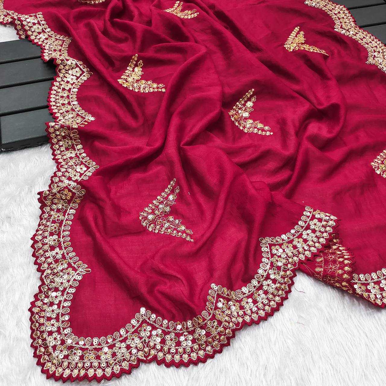 YNF VICHITRA SILK KESH169 1286 SAREES WHOLESALE FANCY EMBROIDERED SEQUIN SAREES MANUFACTURER