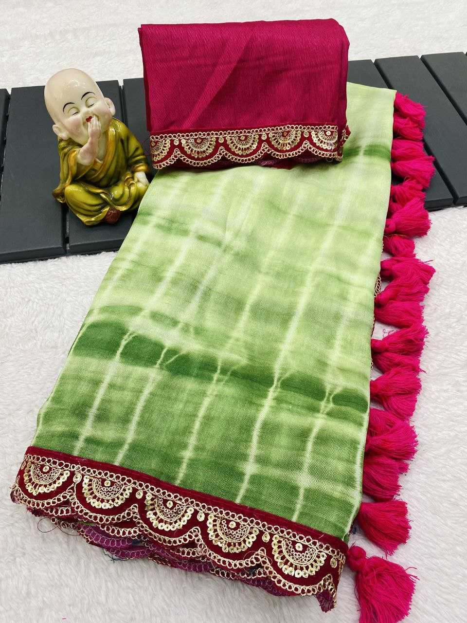 YNF VICHITRA  SILK RIN196 169 SAREES WHOLESALE EMBROIDERED PRINTED SEQUINS WORK SAREES MANUFACTURER