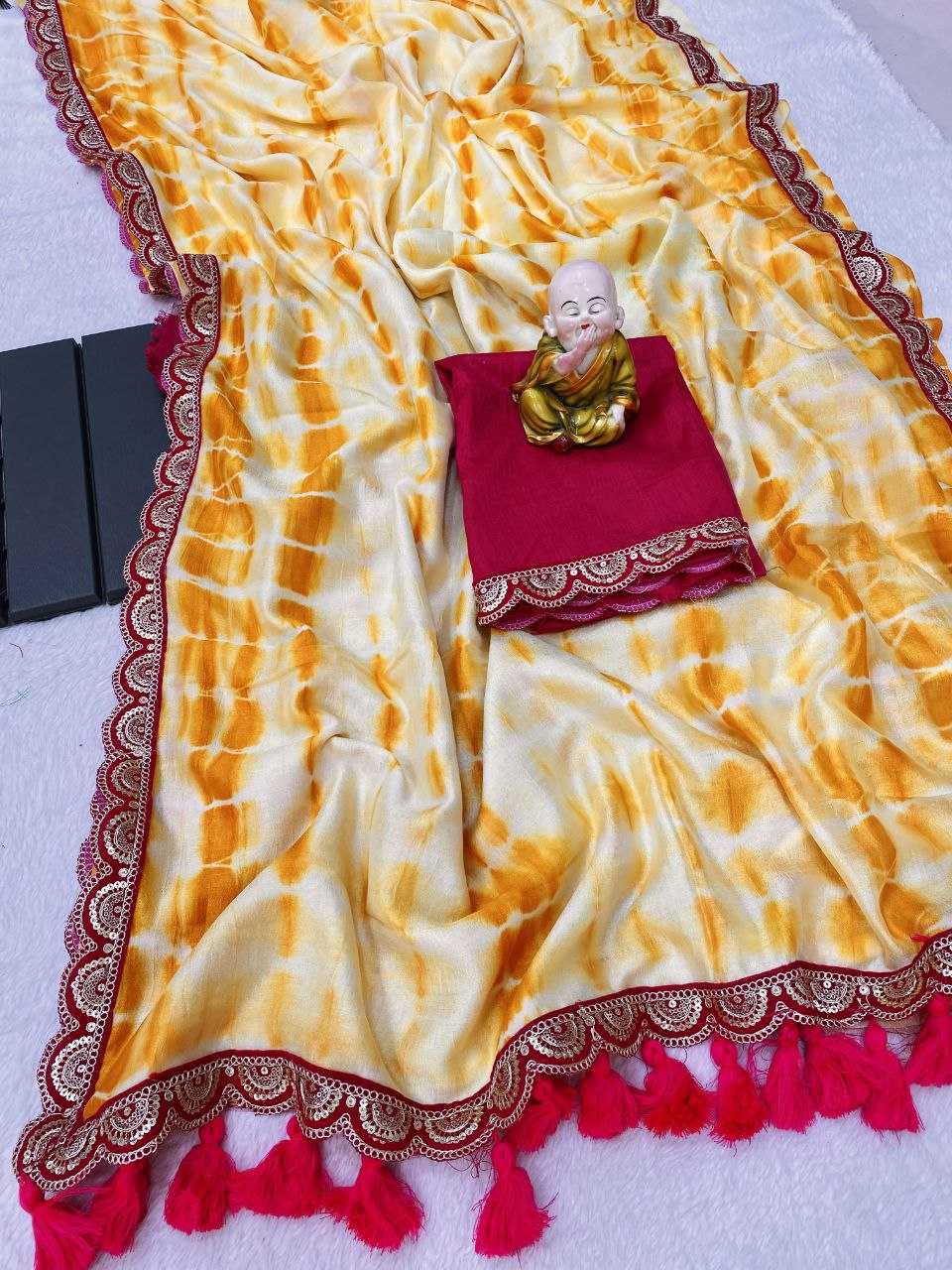 YNF VICHITRA  SILK RIN196 169 SAREES WHOLESALE EMBROIDERED PRINTED SEQUINS WORK SAREES MANUFACTURER