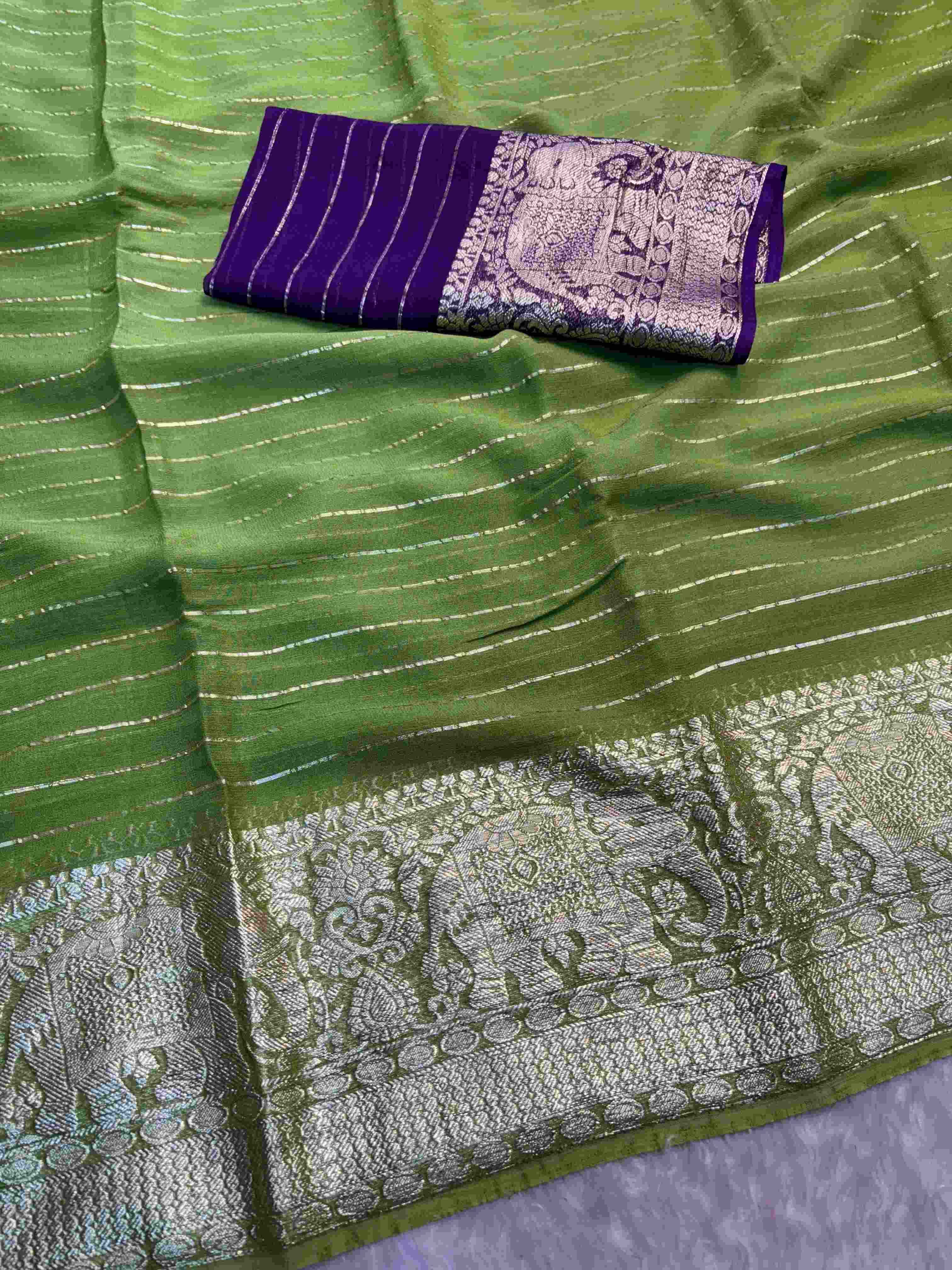 YNF VISCOSE KESH222 RUN170 SAREE WHOLESALE VISCOSE GEORGETTE JACUART SAREE MANUFACTURER