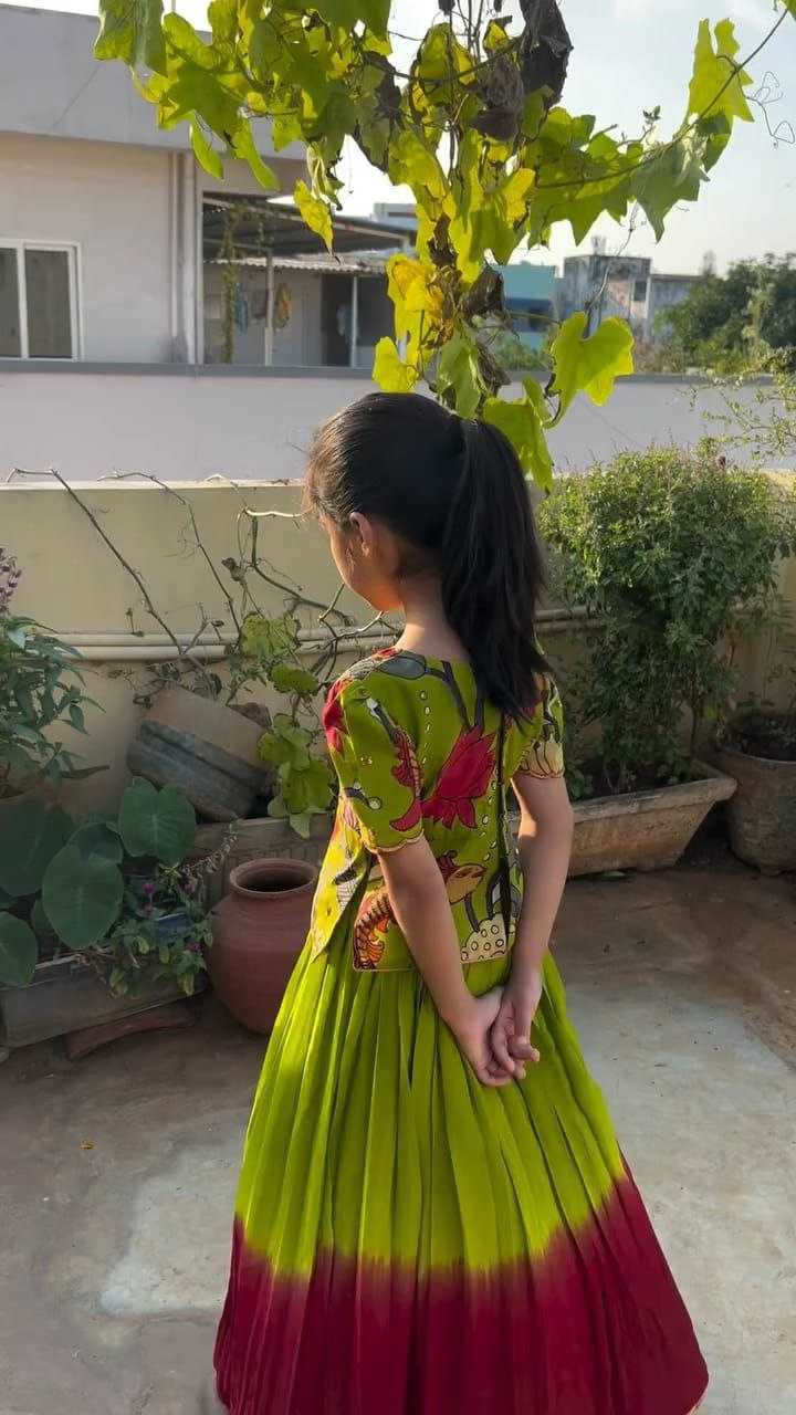 Ynf Chinon KESH168 MNT01 Kids Wear Wedding Collections Festive Collections Wholesale Kids Lehenga Kids Lehenga Choli Baby Girl Lehenga Manufacturer