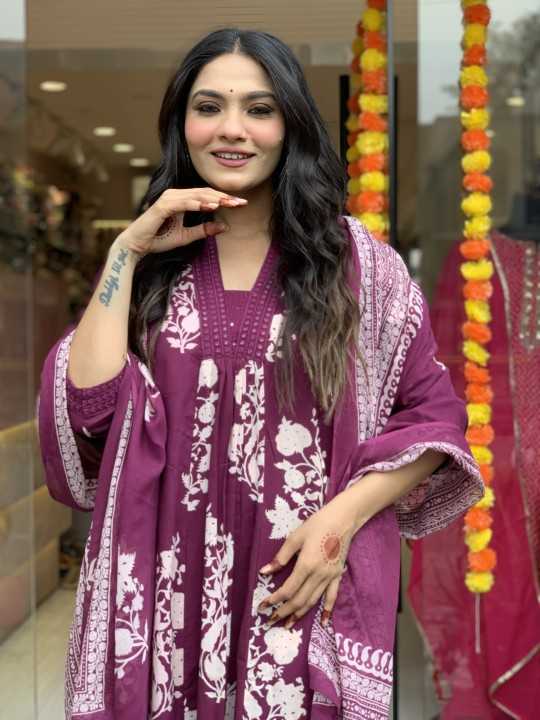 Ynf Cotton KESH253 SNF21 Suits & Dresses Wedding Collections Festive Collections Wholesale Palazzo Suit Anarkali Suits Party wear suits Manufacturer