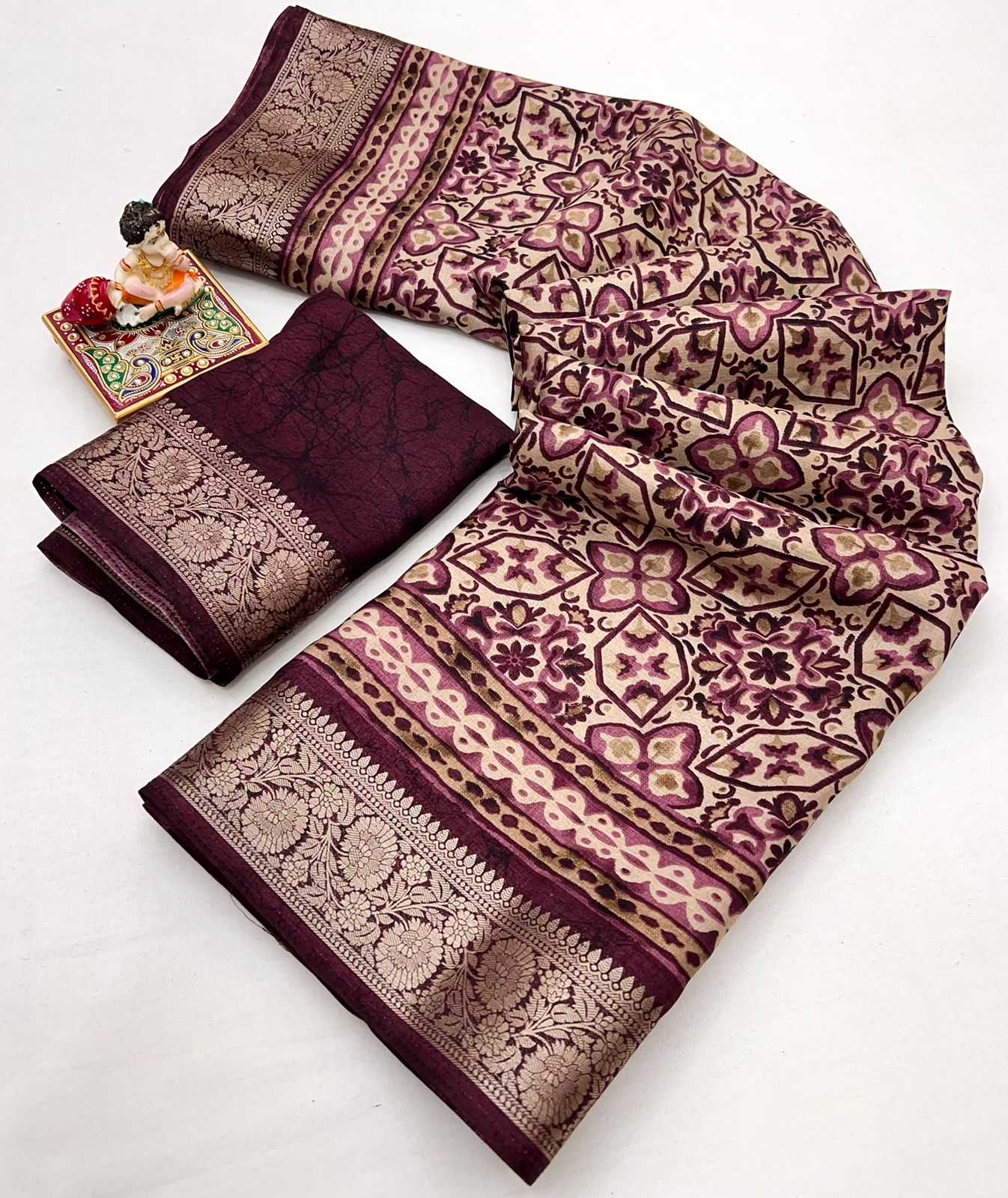 Ynf Dola Silk KESH263 SBI02 Sarees Wholesale Designer Sarees Ajrakh Sarees Silk Sarees Manufacturer