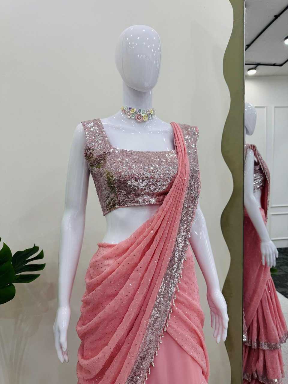 Ynf Faux Georgette RIN169 6483 Lehengas Wedding Collections Festive Collections Wholesale Fancy Lehenga Wedding Lehenga Designer Lehenga Choli Manufacturer