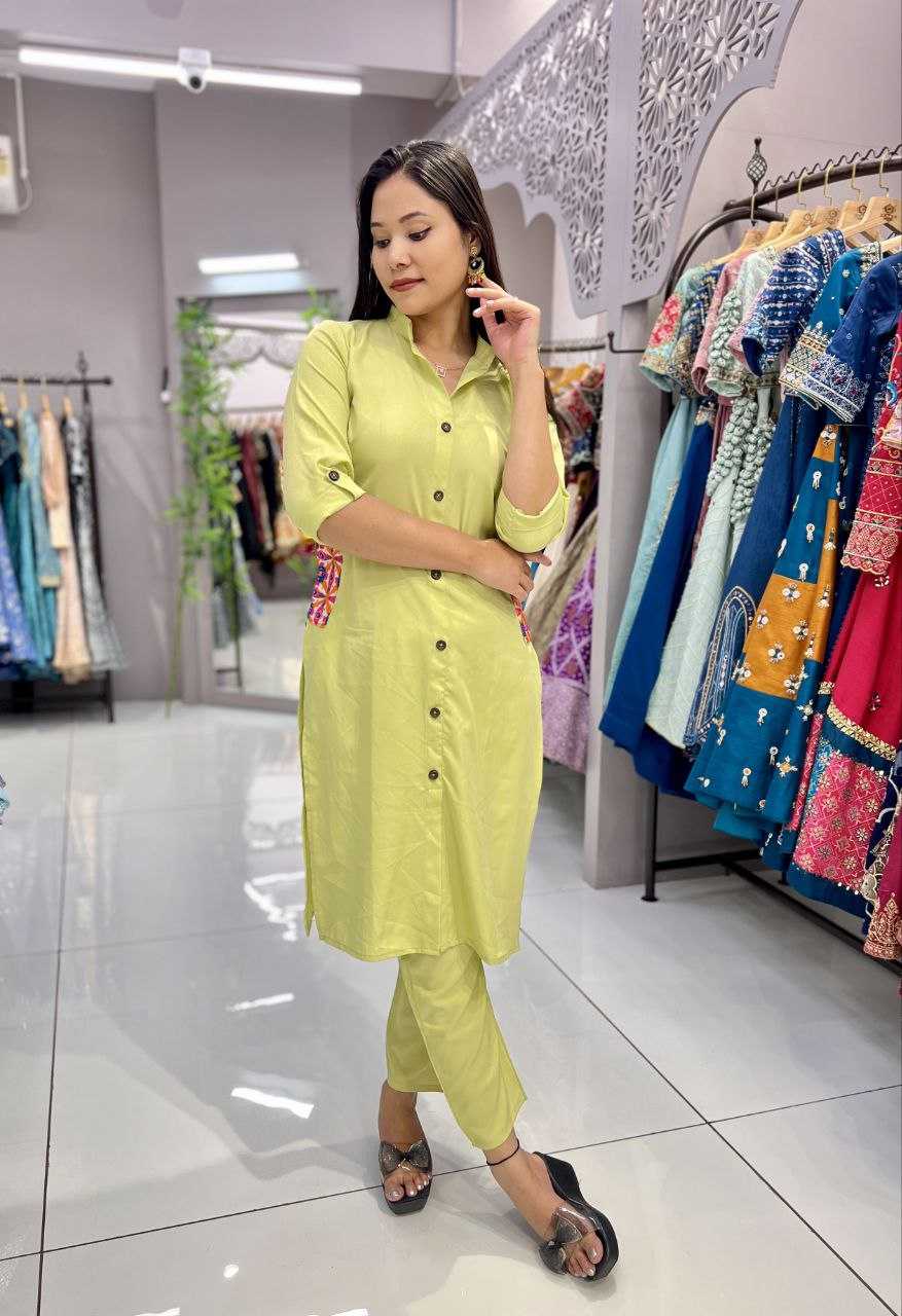 Ynf Heavy Crepe KESH406 623 Kurti Wholesale Designer Kurtis Embroidered Kurtis Kurti With Pants Manufacturer