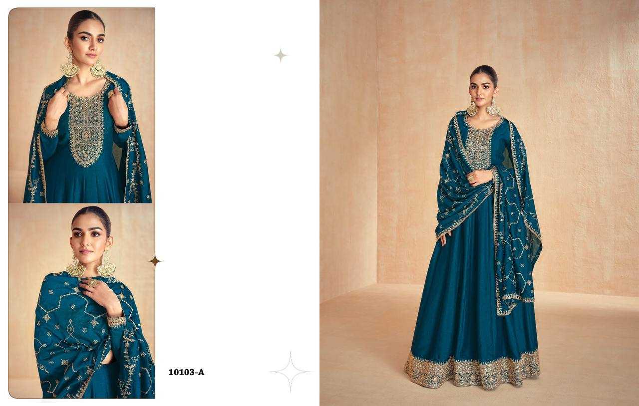 Ynf Heavy Silk RIN131 10103 Suits & Dresses Wedding Collections Festive Collections Wholesale Party wear suits Designer Suits Silk Suits Manufacturer