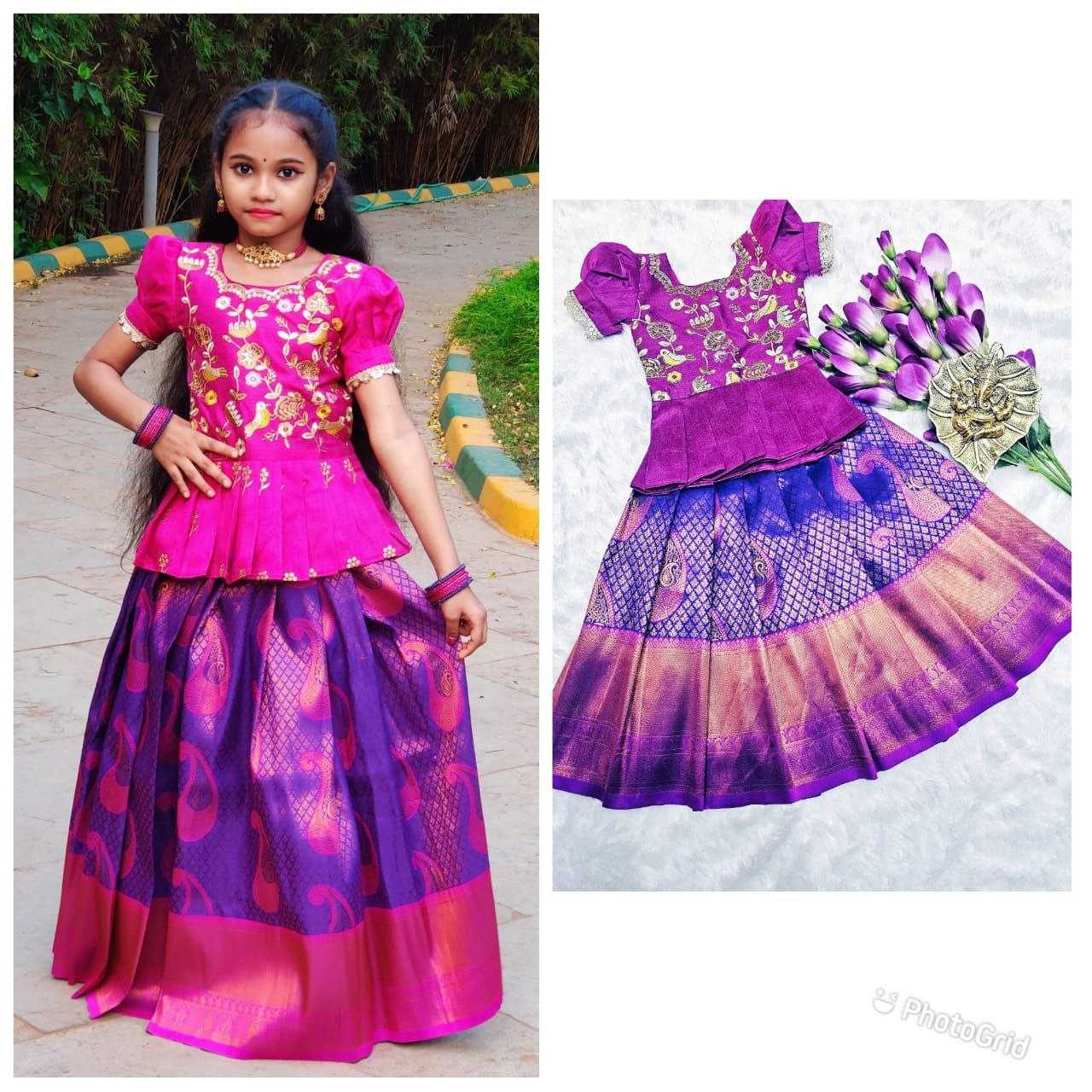 Ynf Heavy Silk RIN161 RPVR01 Kids Wear Festive Collections Wholesale Kids Lehenga Kids Lehenga Choli Baby Girl Lehenga Manufacturer