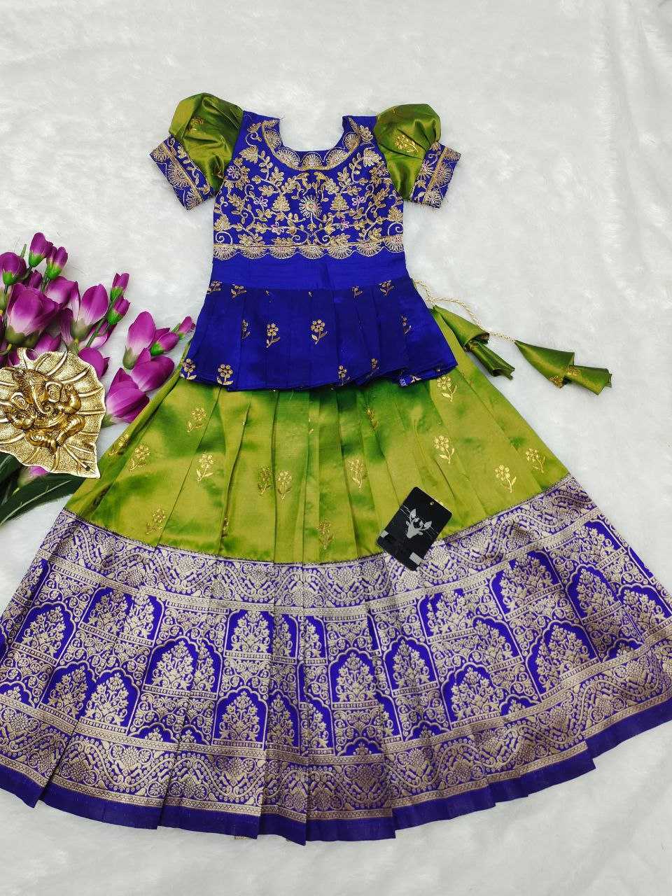 Ynf Heavy Silk RIN161 RPVR02 Kids Wear Wholesale Kids Lehenga Kids Lehenga Choli Baby Girl Lehenga Manufacturer